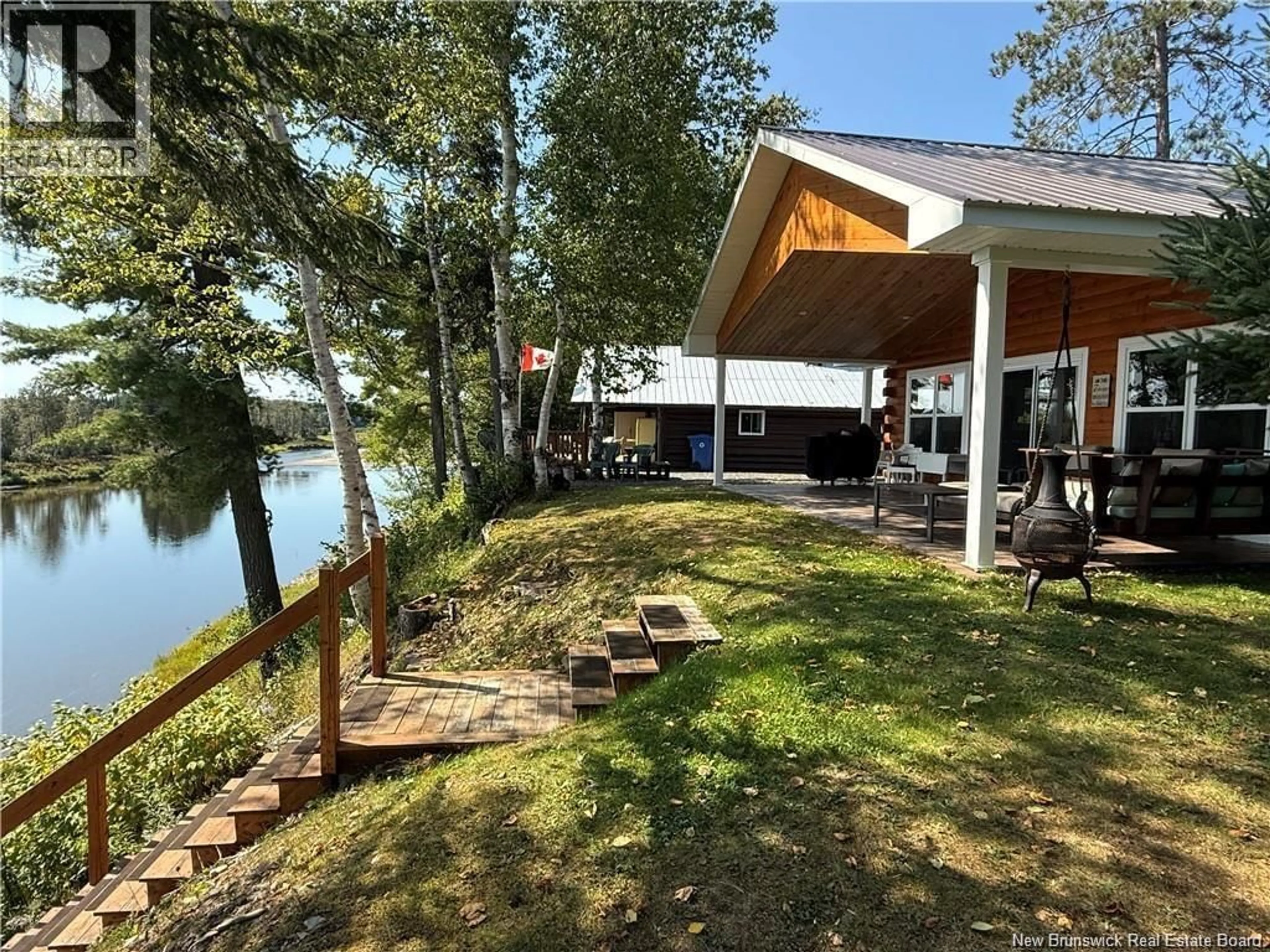 Patio, water/lake/river/ocean view for 20 ROBERTSON LANE, Burntland Brook New Brunswick E7G3M2