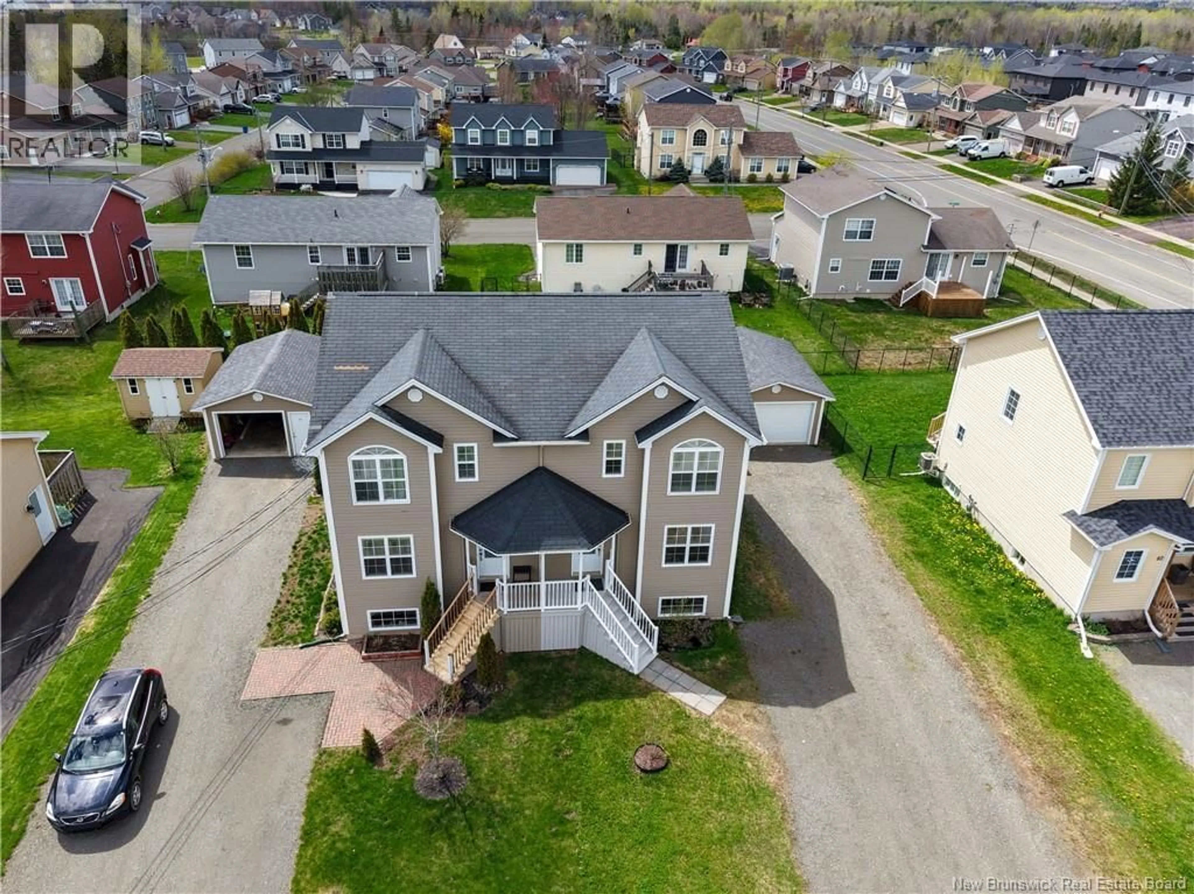 A pic from outside/outdoor area/front of a property/back of a property/a pic from drone, street for 78 HUNTERWOOD STREET, Moncton New Brunswick E1G0L3