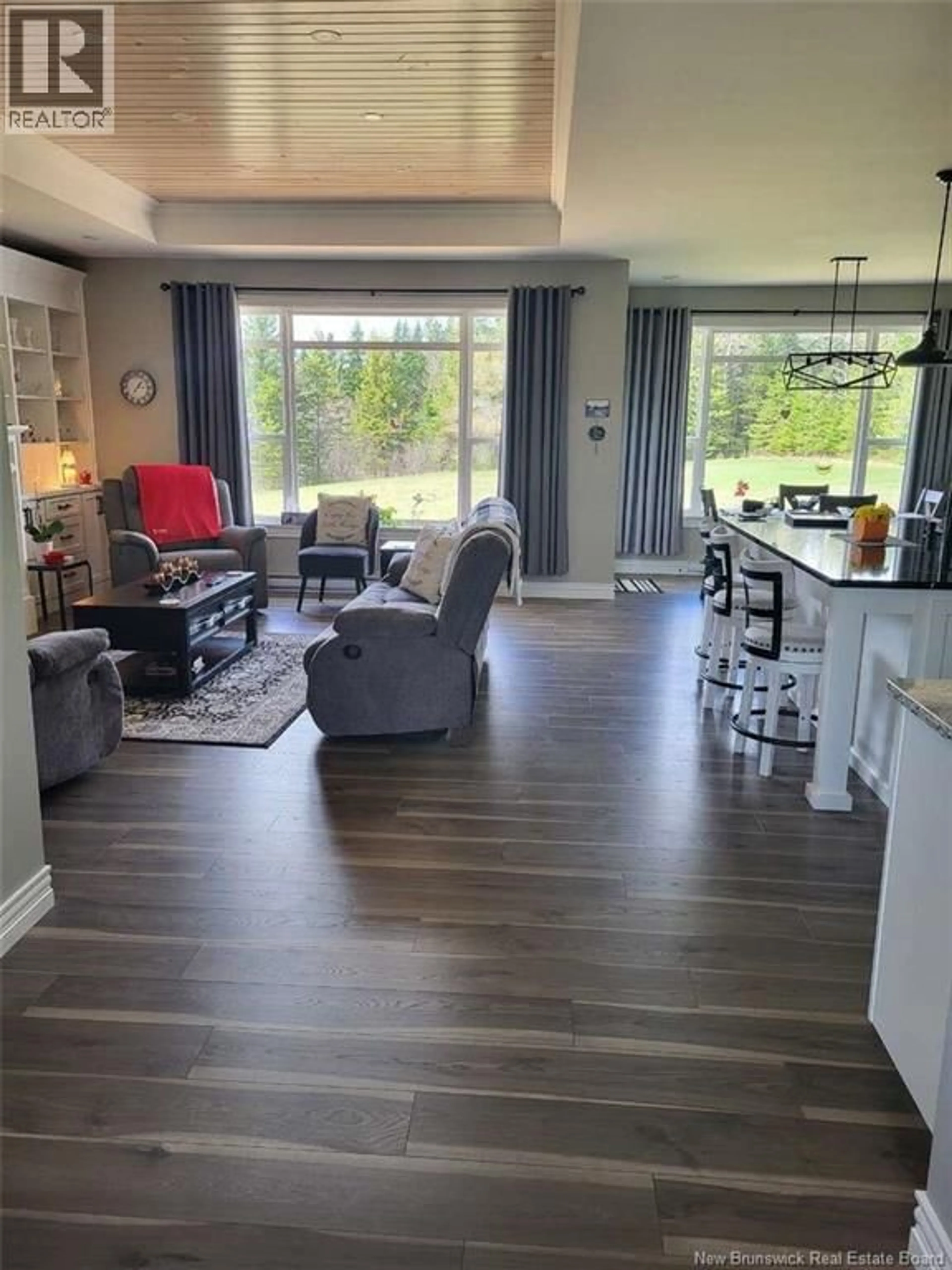 Living room with furniture, wood/laminate floor for 1535 ROUTE 860, Smithtown New Brunswick E5N3X1