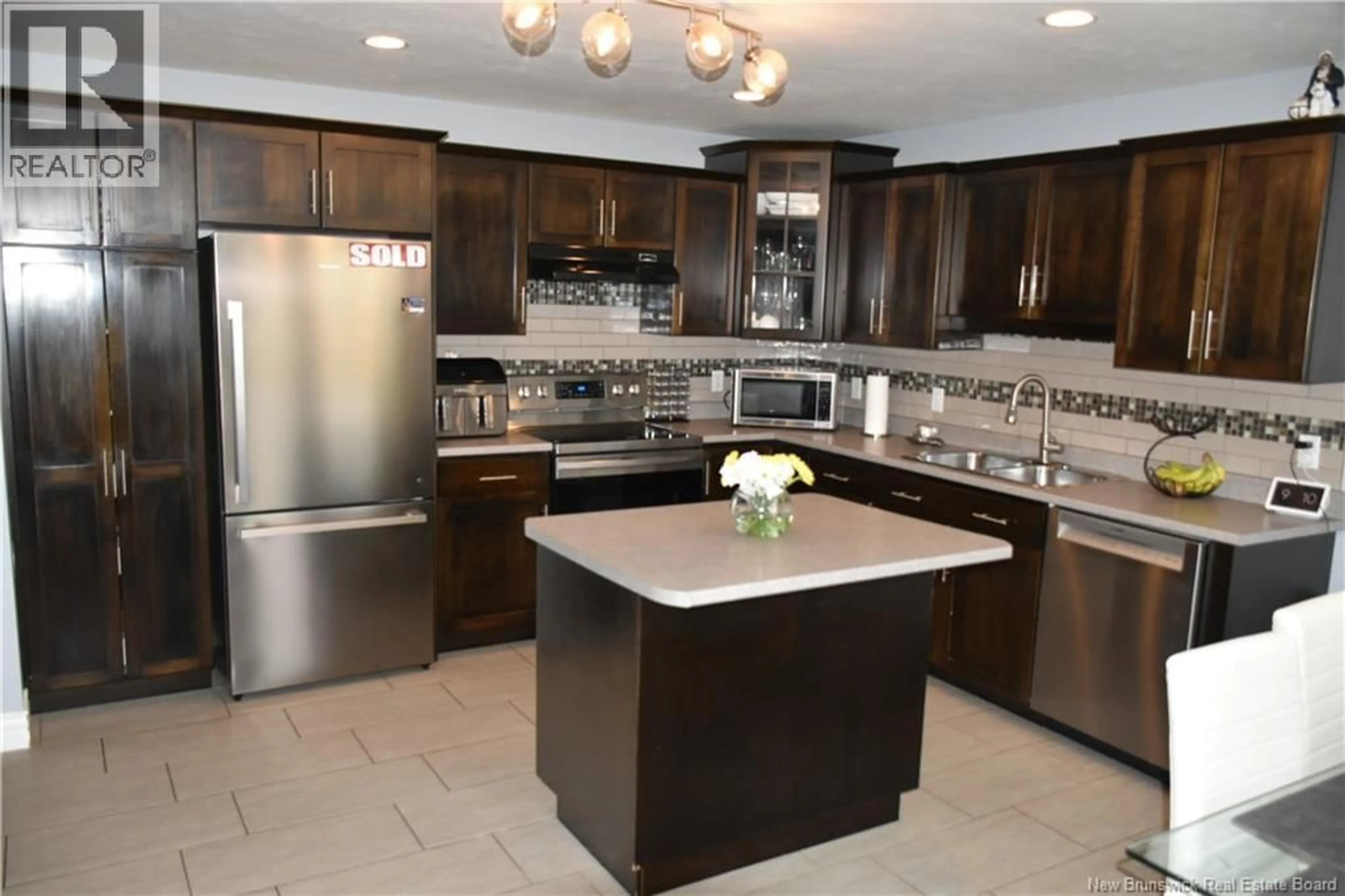 Contemporary kitchen, ceramic/tile floor for 93 HARMONY DRIVE, Riverview New Brunswick E1B0M9