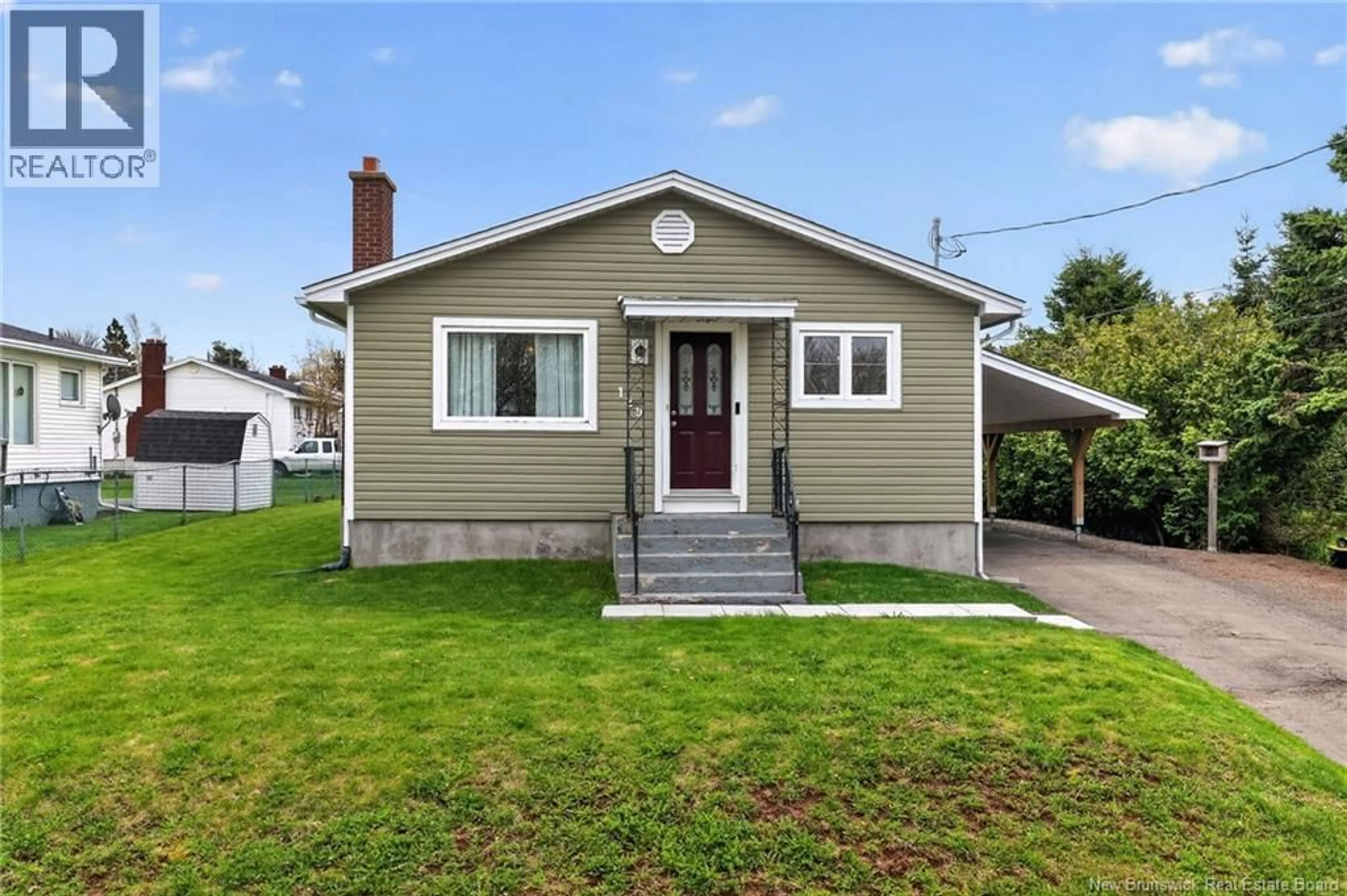 Home with vinyl exterior material, street for 129 DRUMMOND, Moncton New Brunswick E1A2Z5