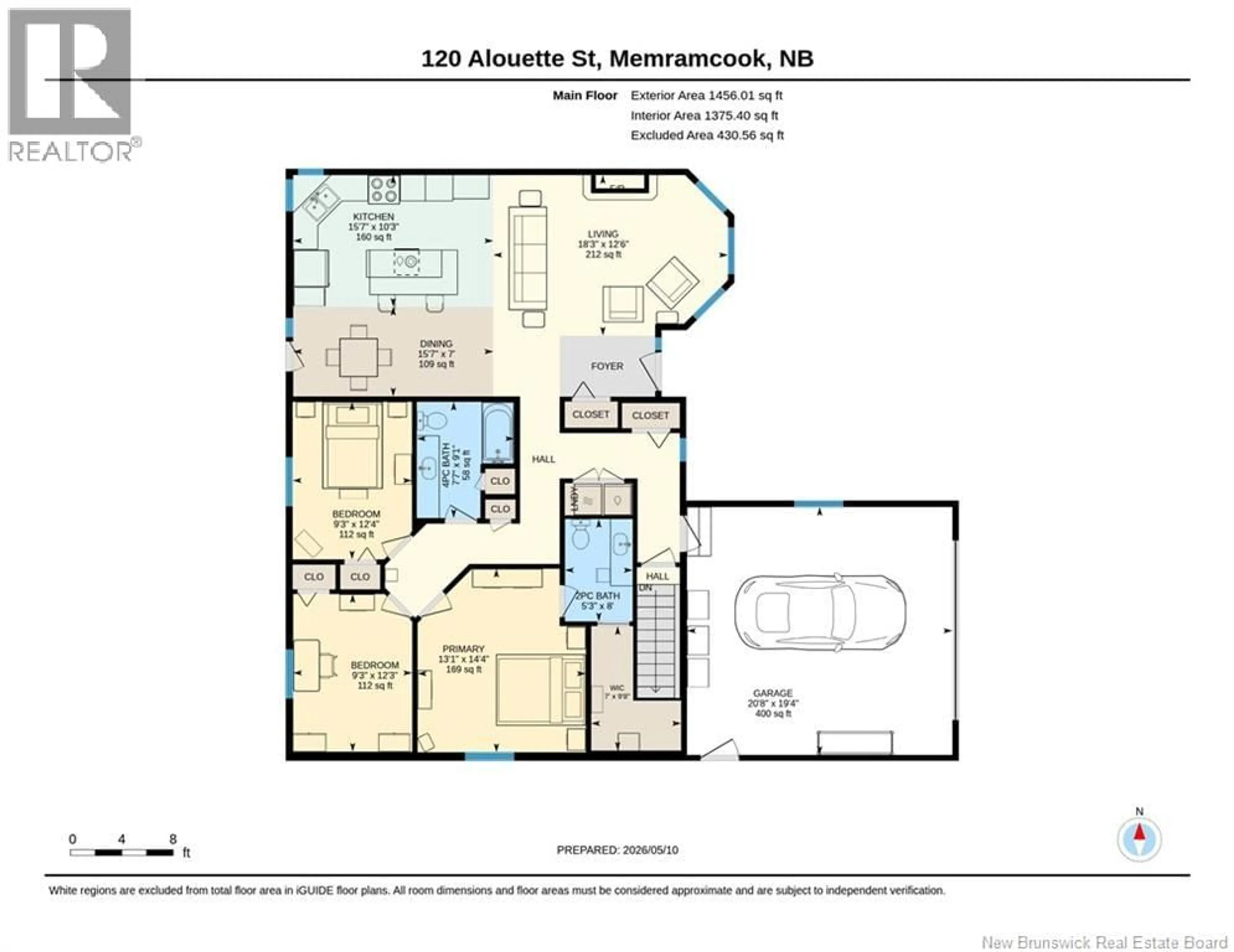 Floor plan for 120 ALOUETTE, Memramcook New Brunswick E4K1Z6