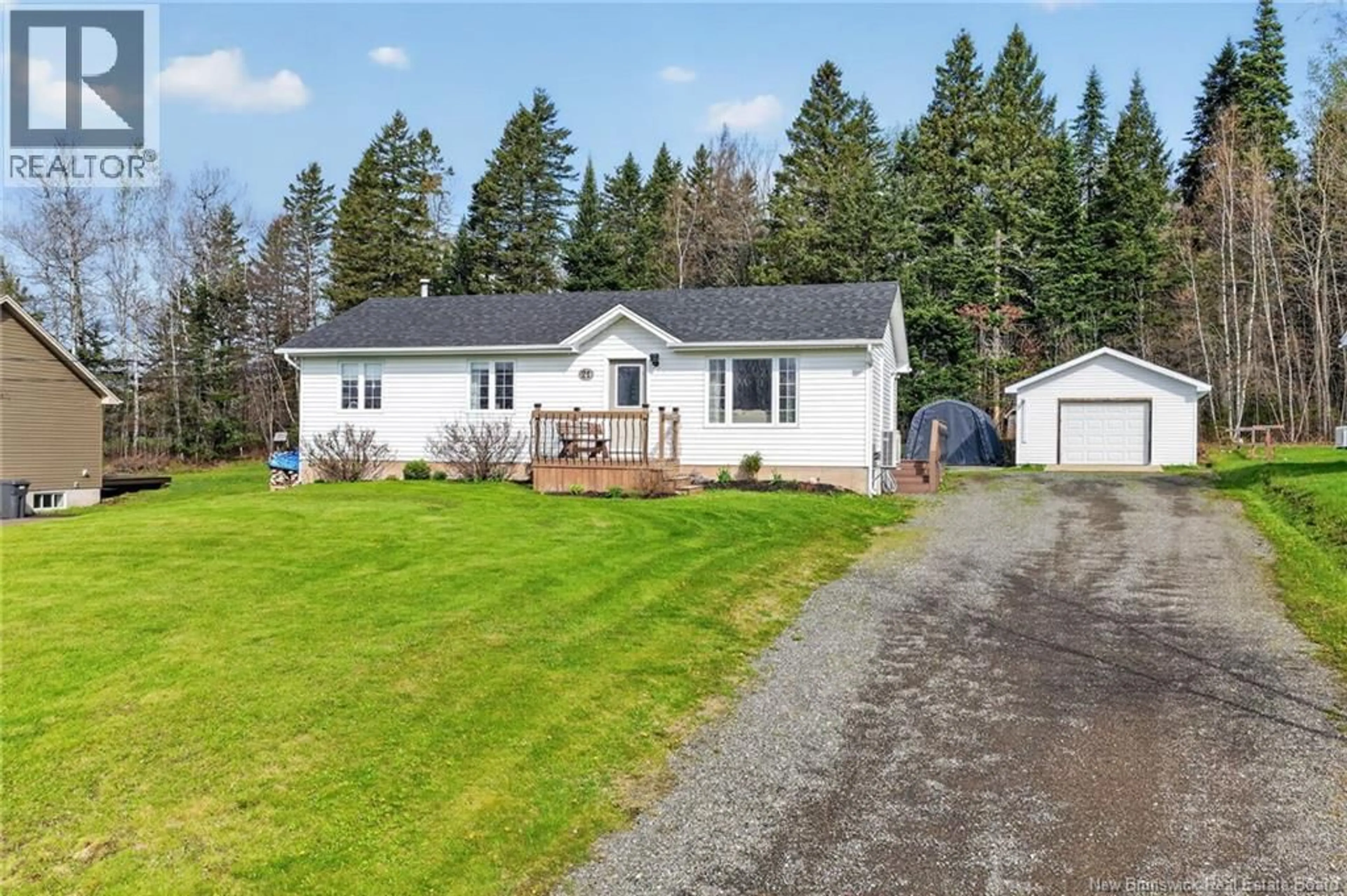 A pic from outside/outdoor area/front of a property/back of a property/a pic from drone, street for 21 MORGAN DRIVE, Salisbury New Brunswick E4J2N2