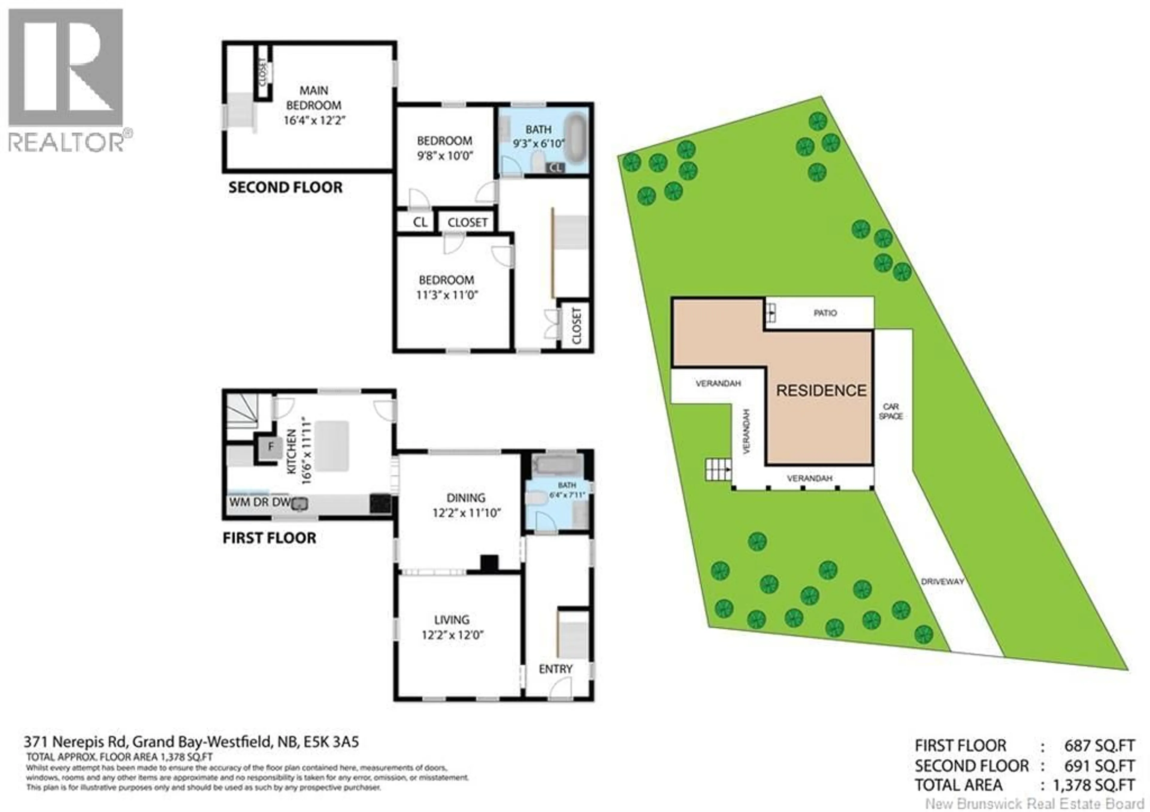 Floor plan for 371 NEREPIS ROAD, Grand Bay-Westfield New Brunswick E5K3A5