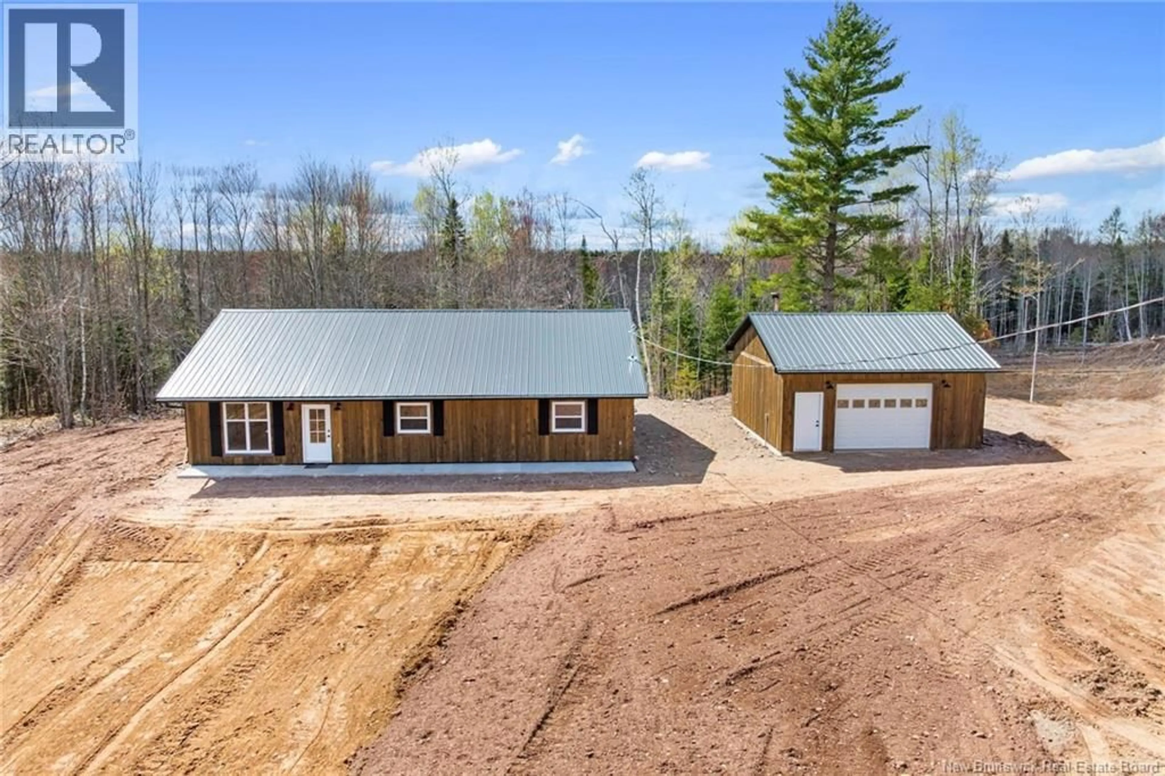 A pic from outside/outdoor area/front of a property/back of a property/a pic from drone, unknown for 350 SUNPOKE ROAD, Rusagonis New Brunswick E3B8W1