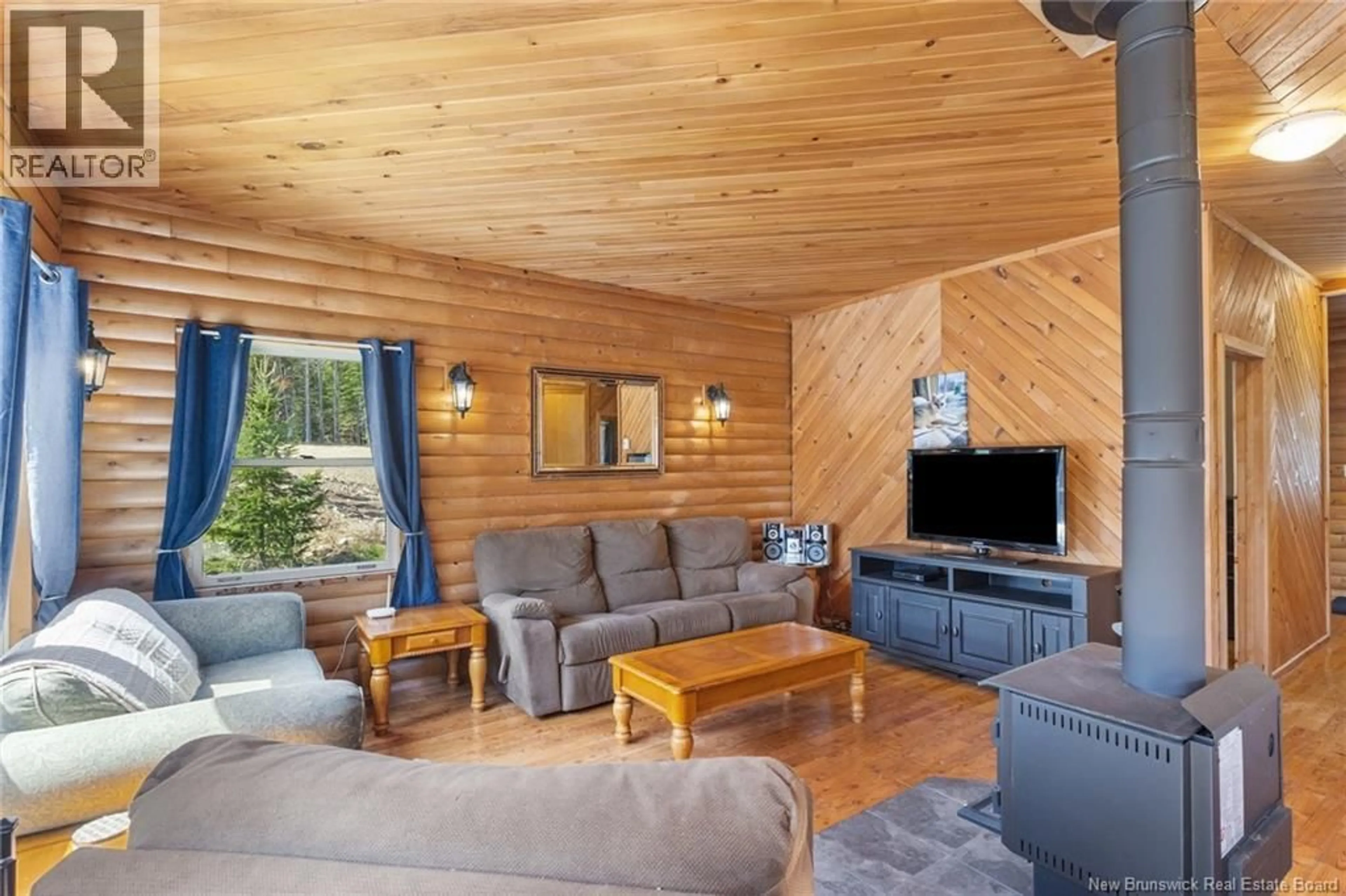 Living room with furniture, wood/laminate floor for DORN RIDGE ROAD, Burtts Corner New Brunswick O0O0O0