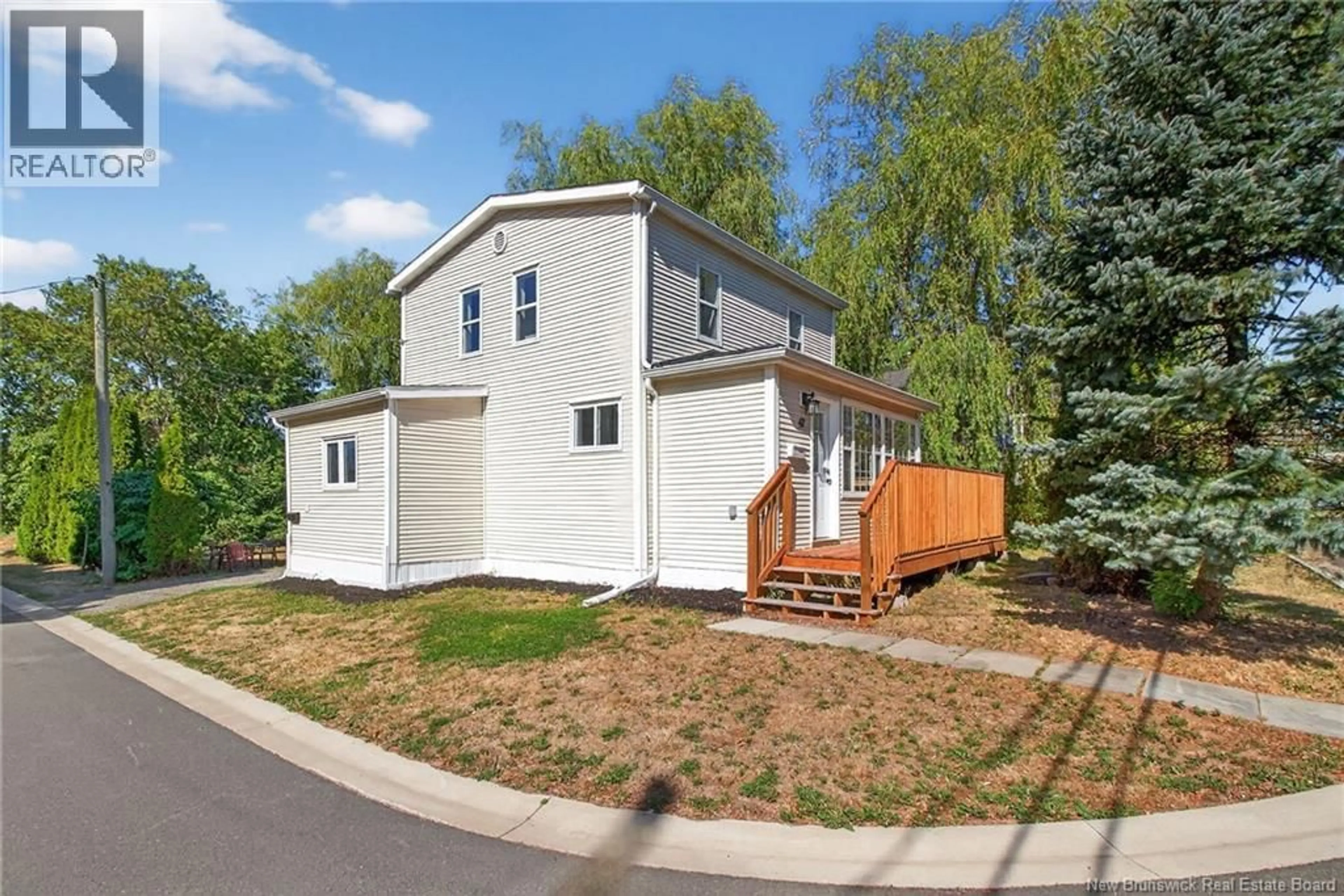 Home with vinyl exterior material, street for 42 GERMAIN, Moncton New Brunswick E1A3X6