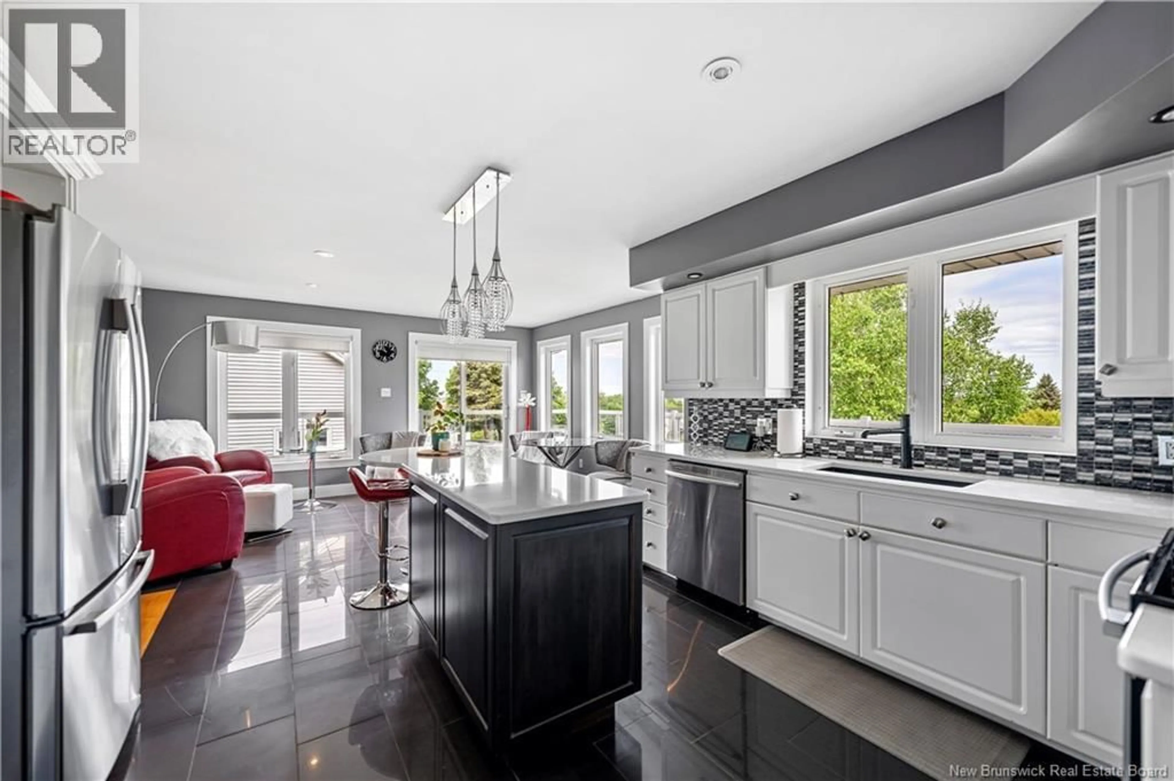 Open concept kitchen, ceramic/tile floor for 305 LAVOIE STREET, Dieppe New Brunswick E1A6R8
