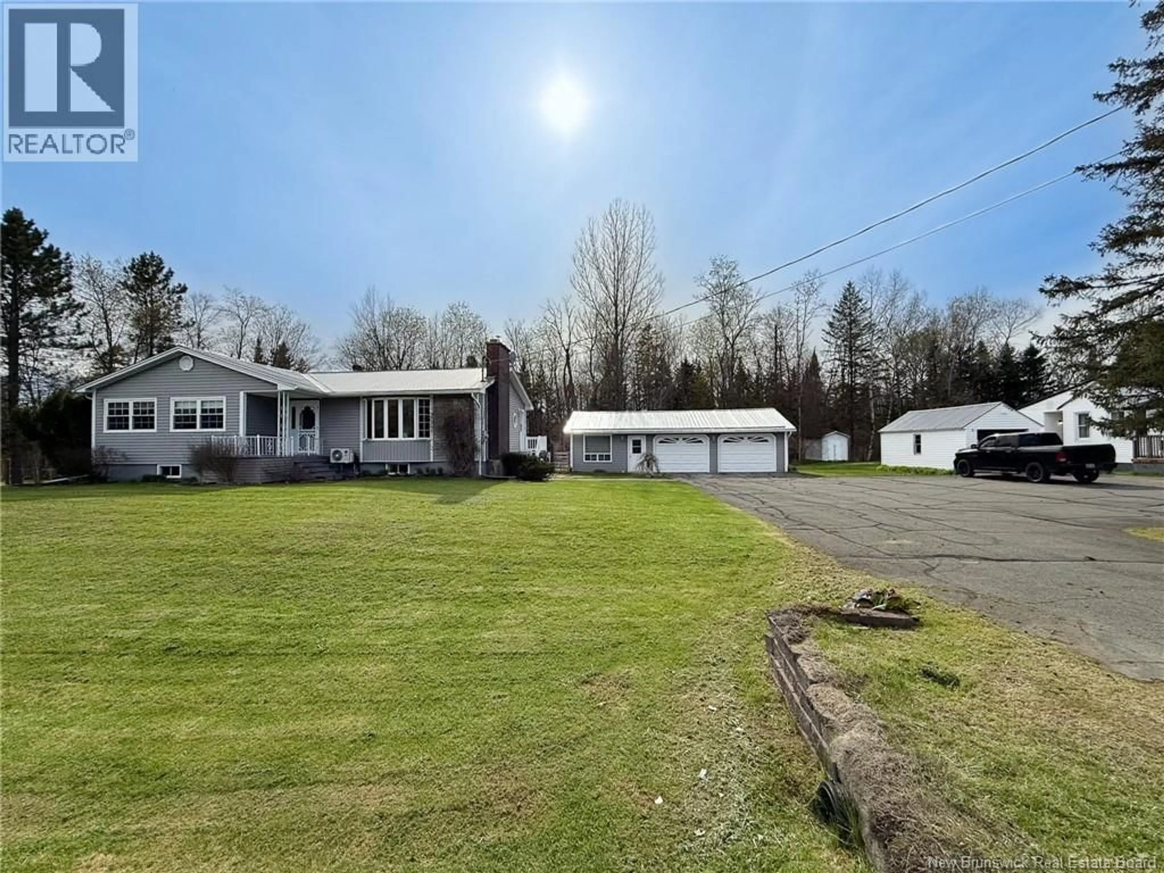 A pic from outside/outdoor area/front of a property/back of a property/a pic from drone, street for 511 595 ROUTE, Temperance Vale New Brunswick E6G2J2