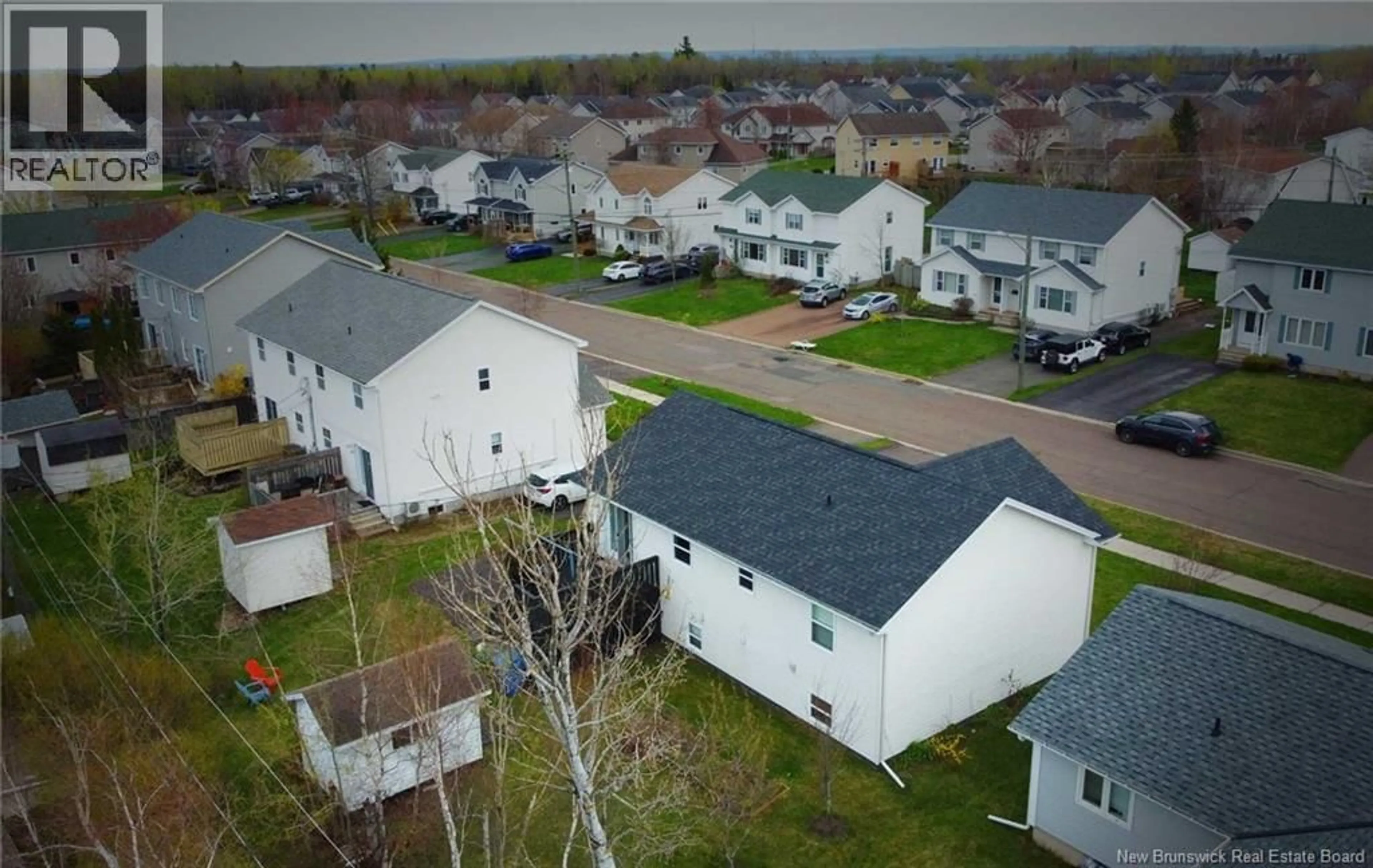 A pic from outside/outdoor area/front of a property/back of a property/a pic from drone, street for 295 GLENCAIRN DRIVE, Moncton New Brunswick E1G3W1