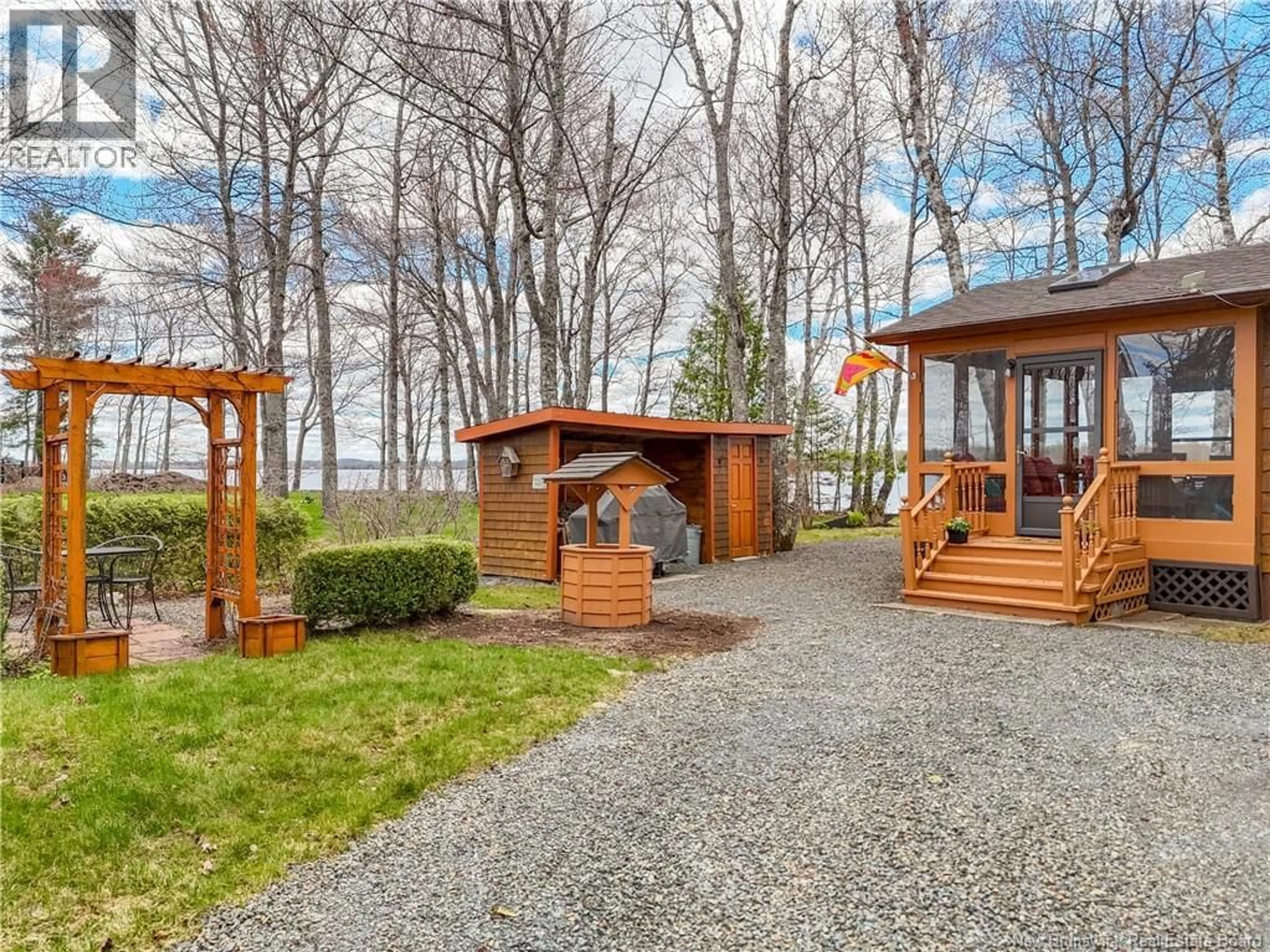 Patio, water/lake/river/ocean view for 18 LAKESIDE CRESCENT, Lake George New Brunswick E6K3H9