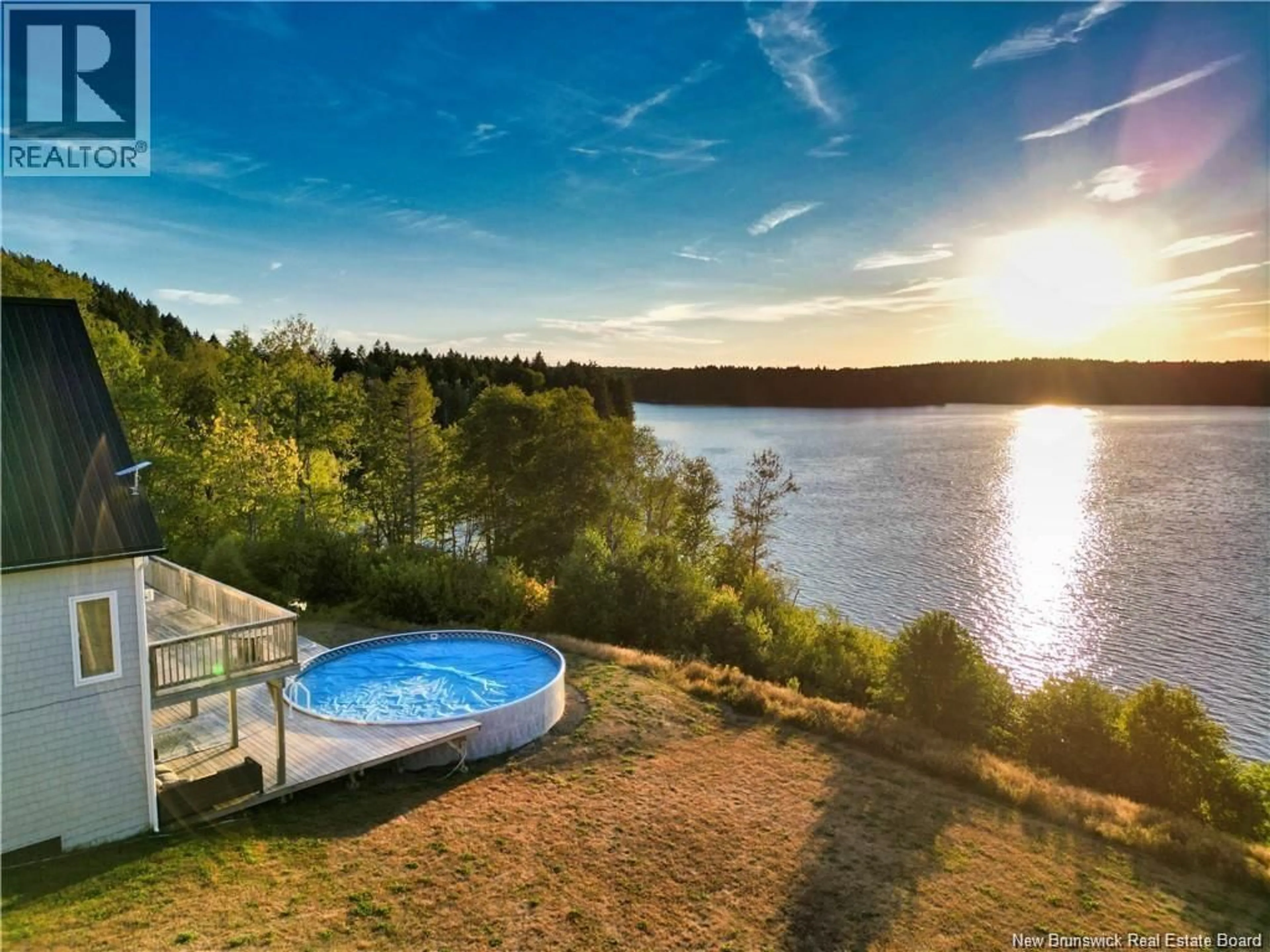 A pic from outside/outdoor area/front of a property/back of a property/a pic from drone, water/lake/river/ocean view for 233 BUNKER HILL ROAD, Wilsons Beach New Brunswick E5E1M3