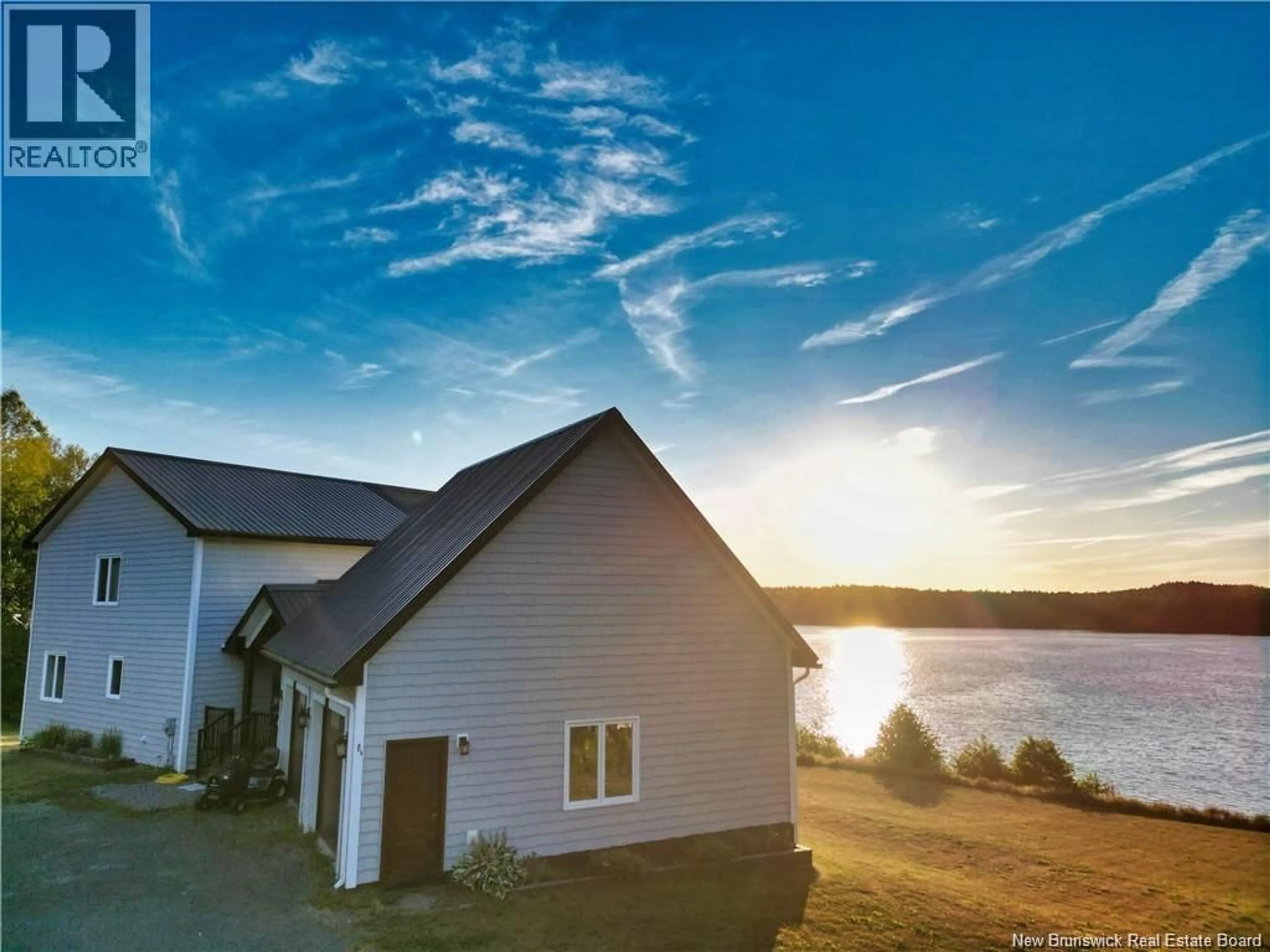 A pic from outside/outdoor area/front of a property/back of a property/a pic from drone, water/lake/river/ocean view for 233 BUNKER HILL ROAD, Wilsons Beach New Brunswick E5E1M3