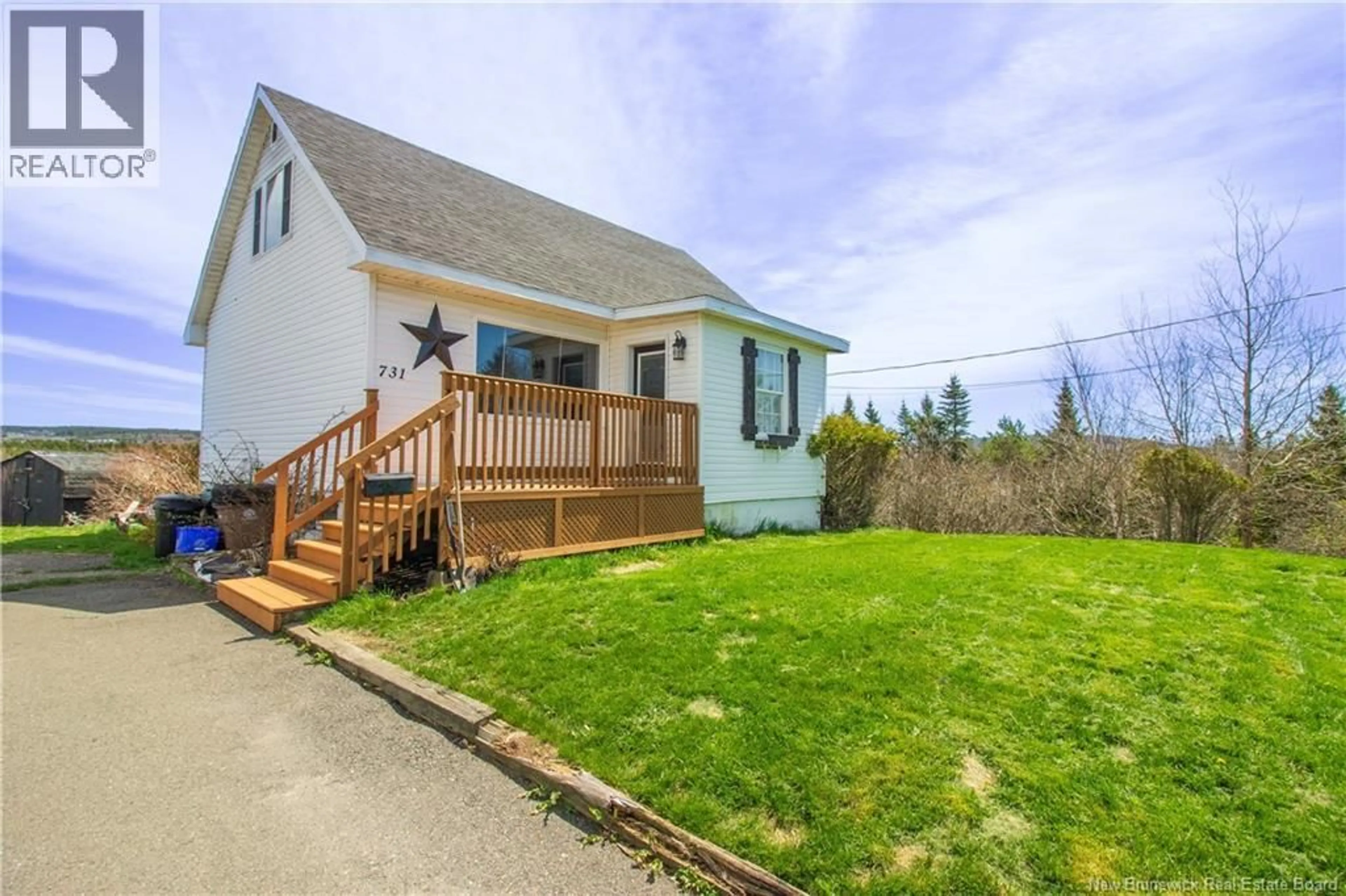 A pic from outside/outdoor area/front of a property/back of a property/a pic from drone, street for 731 RED HEAD ROAD, Saint John New Brunswick E2P1J3