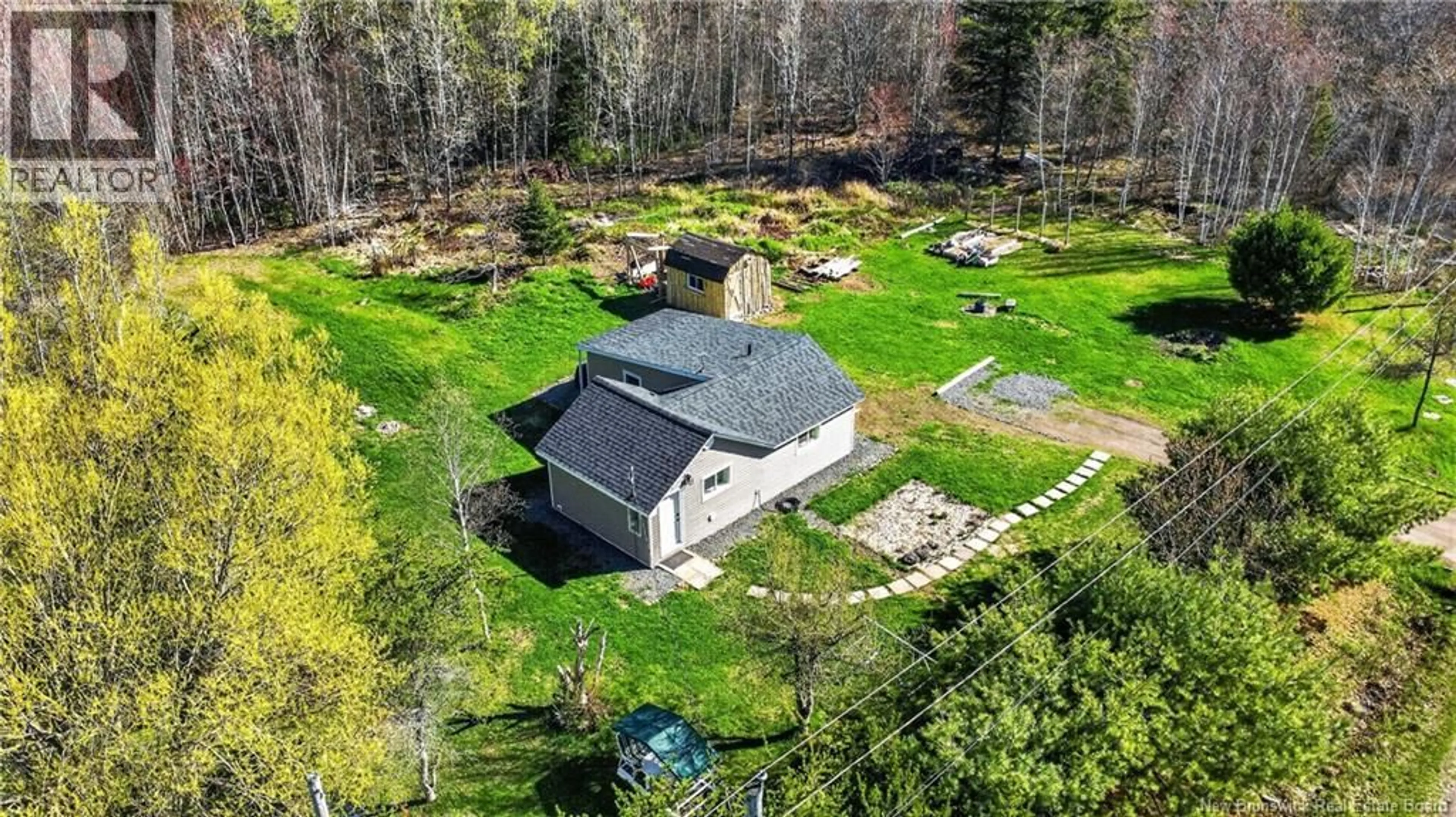 A pic from outside/outdoor area/front of a property/back of a property/a pic from drone, unknown for 27 BECKWITH ROAD, Harcourt New Brunswick E4T2P8