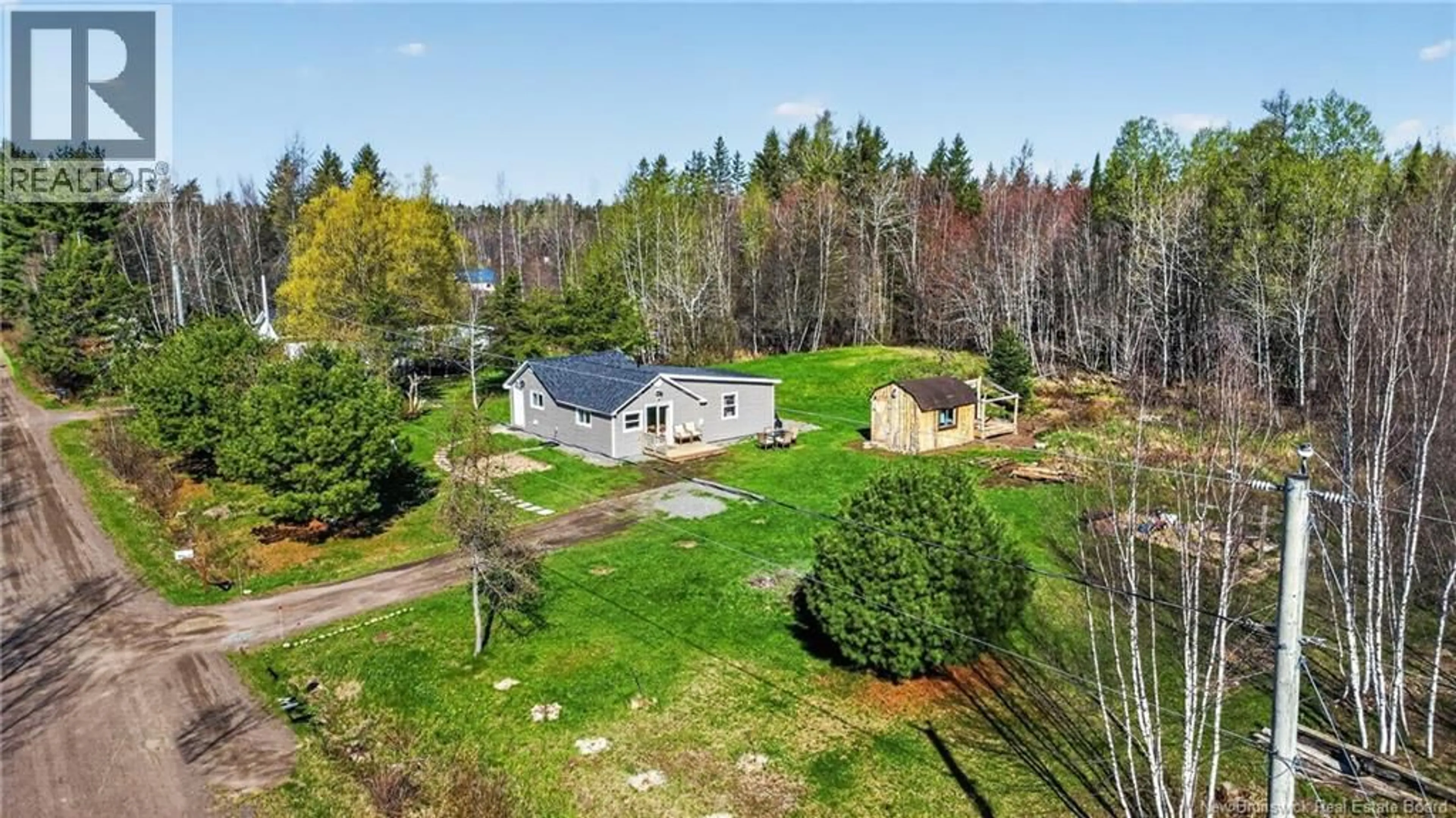 A pic from outside/outdoor area/front of a property/back of a property/a pic from drone, unknown for 27 BECKWITH ROAD, Harcourt New Brunswick E4T2P8