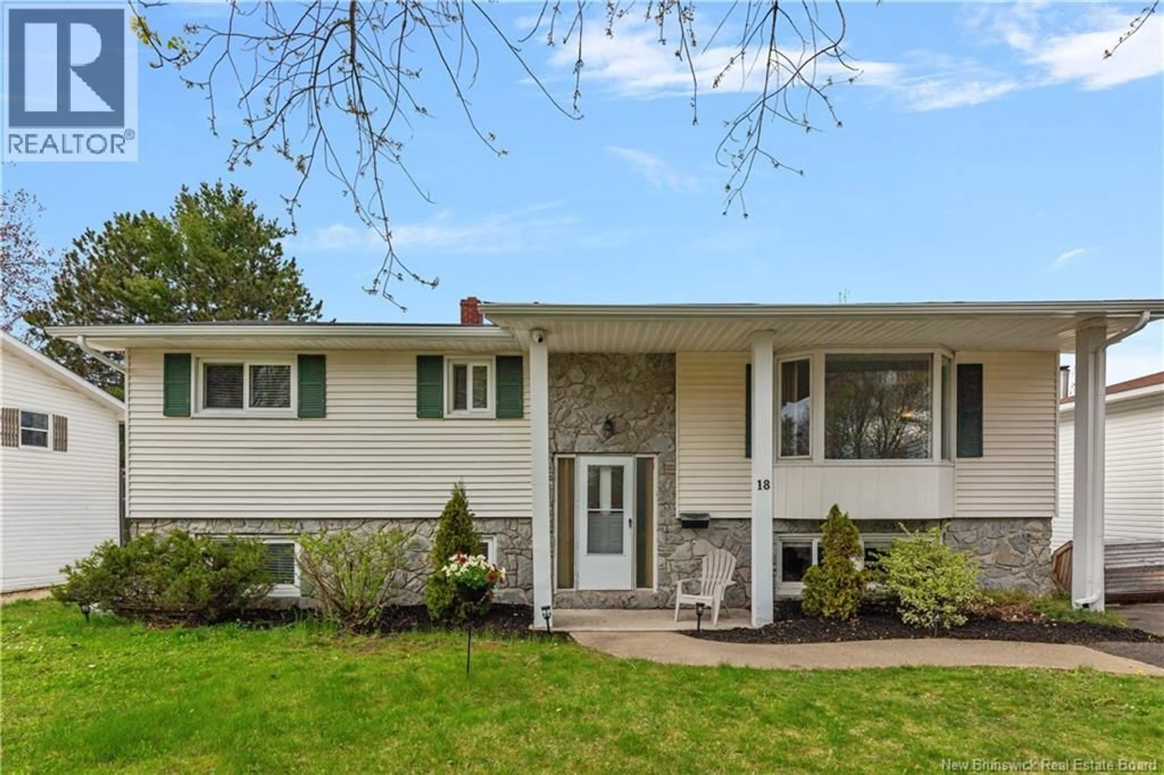 Home with vinyl exterior material, street for 18 BREWSTER STREET, Riverview New Brunswick E1B3M8