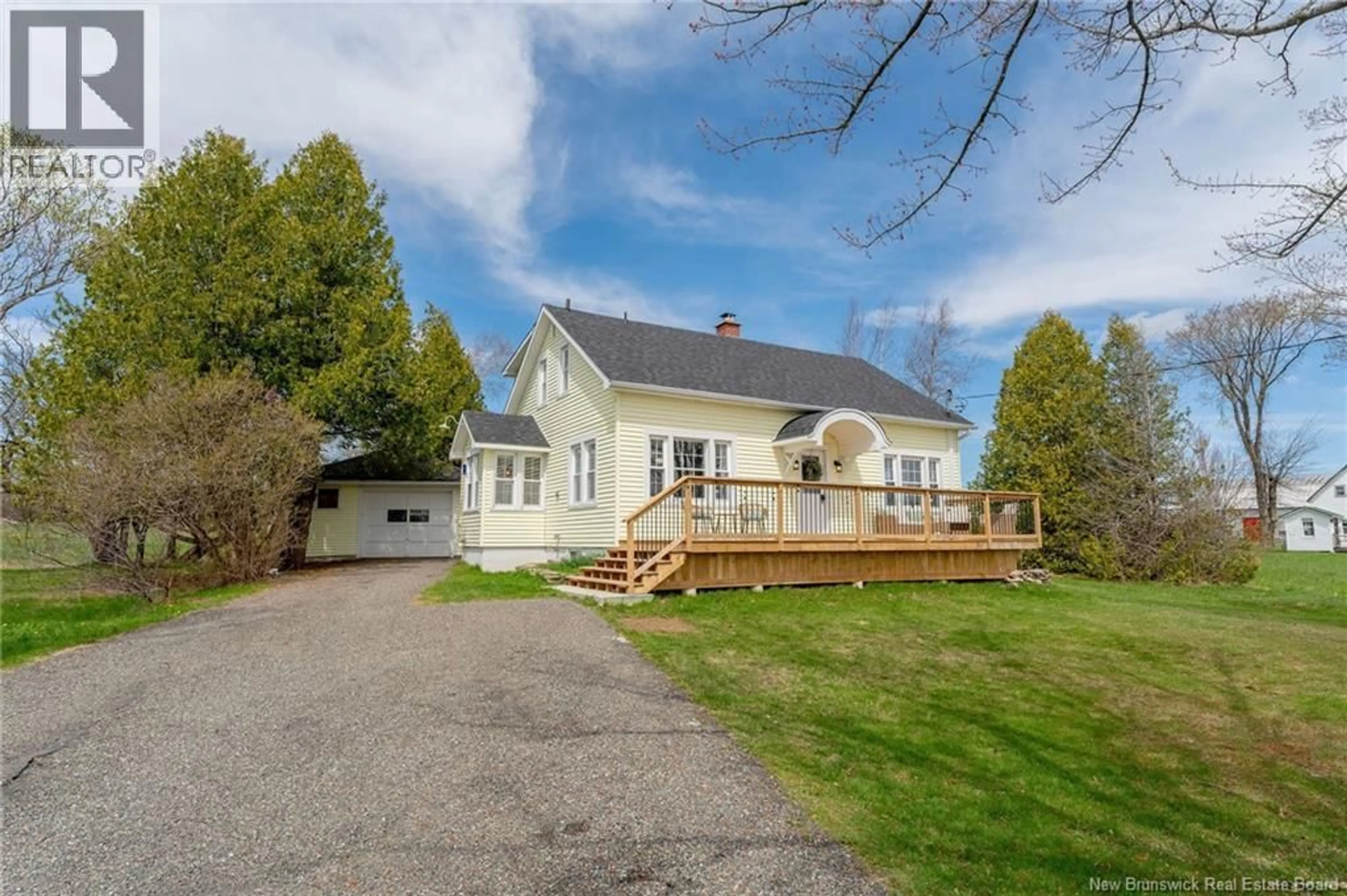 A pic from outside/outdoor area/front of a property/back of a property/a pic from drone, street for 716 TWEEDSIDE ROAD, Harvey New Brunswick E6K2L5