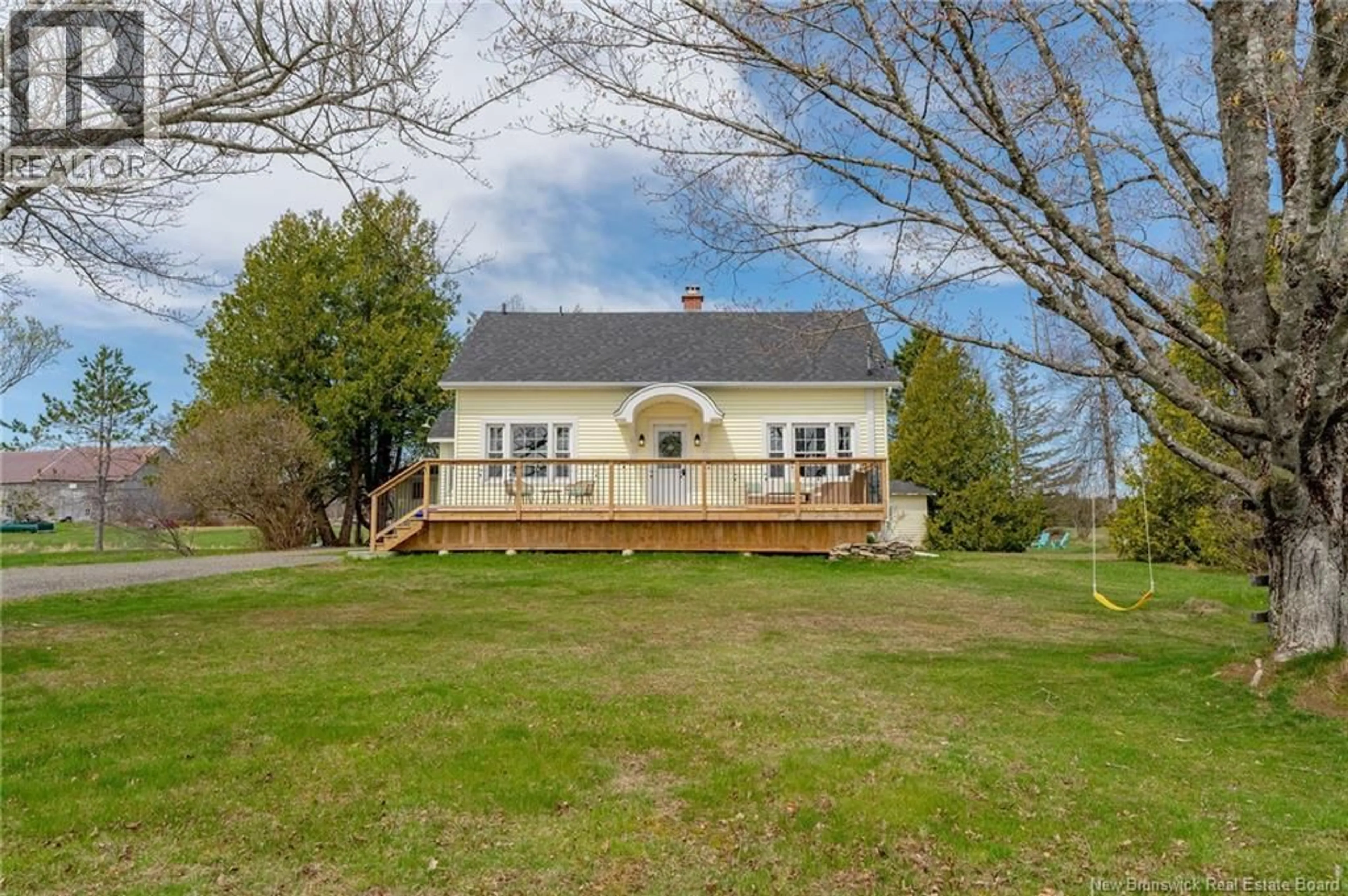 A pic from outside/outdoor area/front of a property/back of a property/a pic from drone, street for 716 TWEEDSIDE ROAD, Harvey New Brunswick E6K2L5