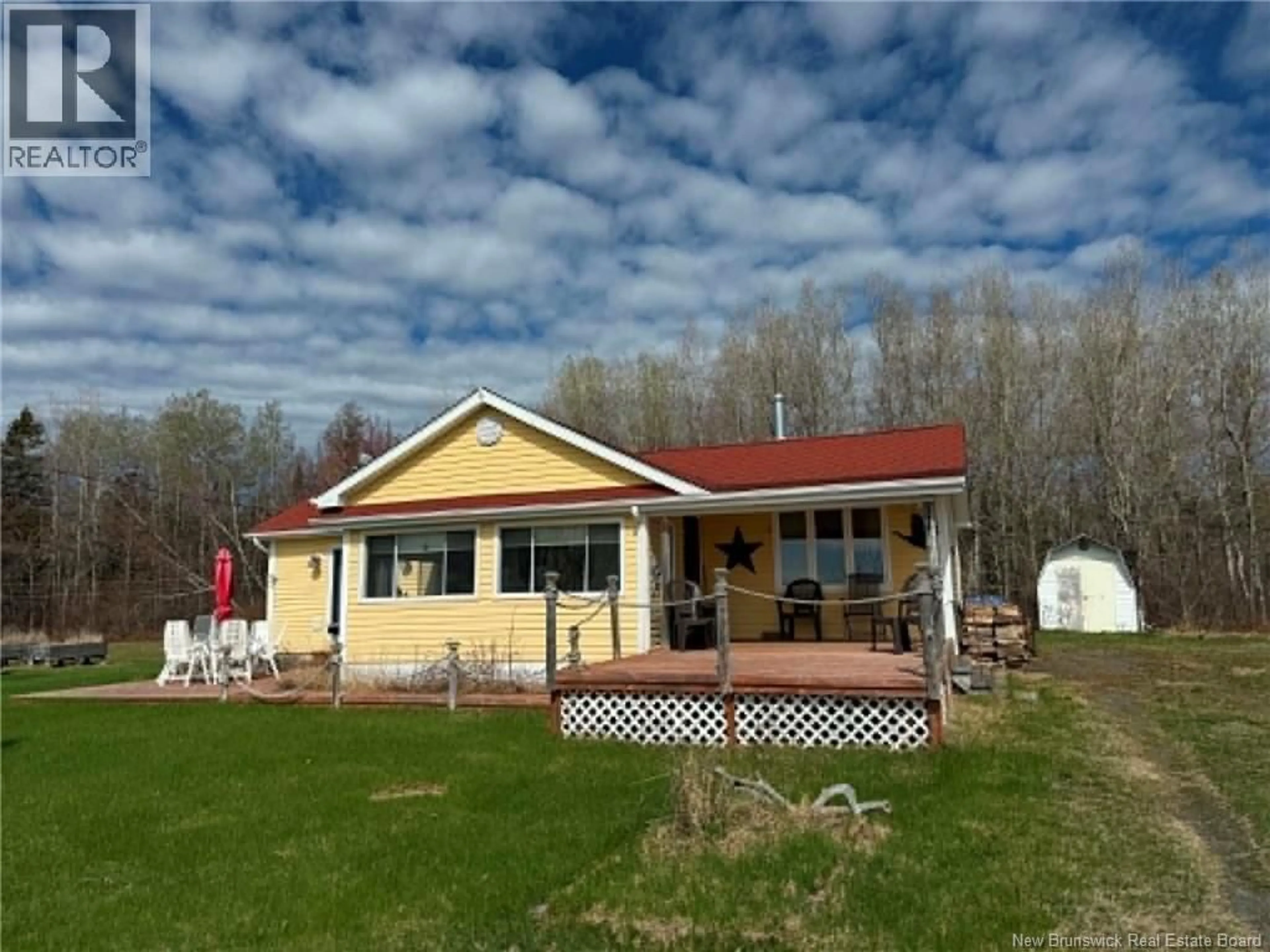 A pic from outside/outdoor area/front of a property/back of a property/a pic from drone, unknown for 79 WHITES BROOK ROAD, Oak Point New Brunswick E1V7J9