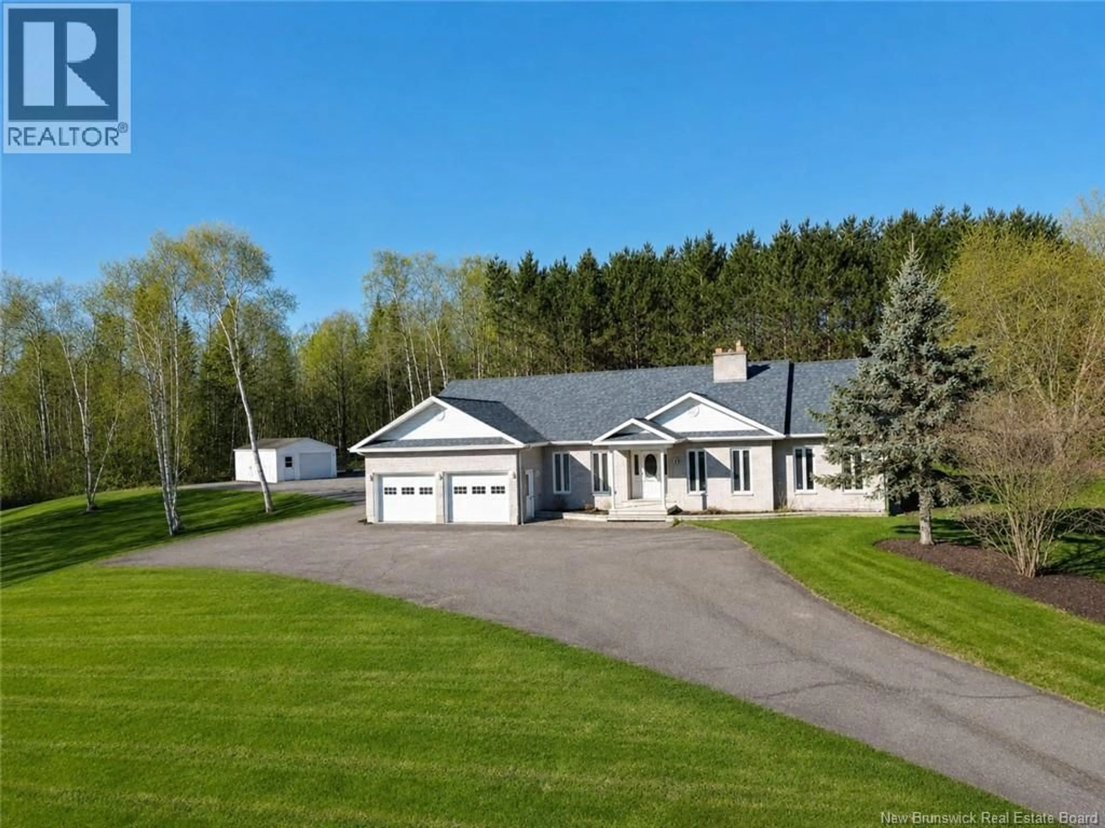 A pic from outside/outdoor area/front of a property/back of a property/a pic from drone, street for 5 RYAN LANE, Grand Falls New Brunswick E3Z2Z5