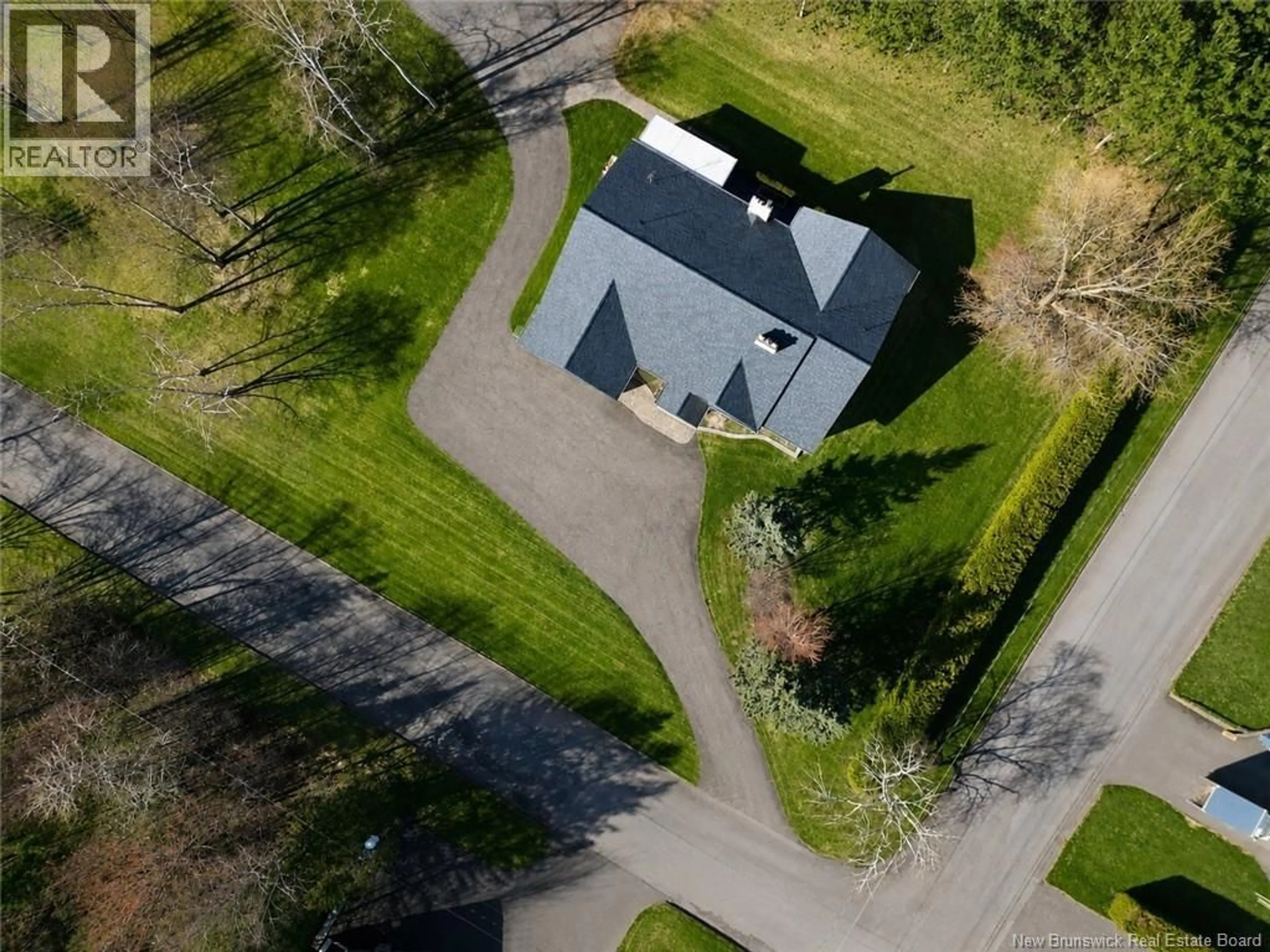 A pic from outside/outdoor area/front of a property/back of a property/a pic from drone, street for 5 RYAN LANE, Grand Falls New Brunswick E3Z2Z5