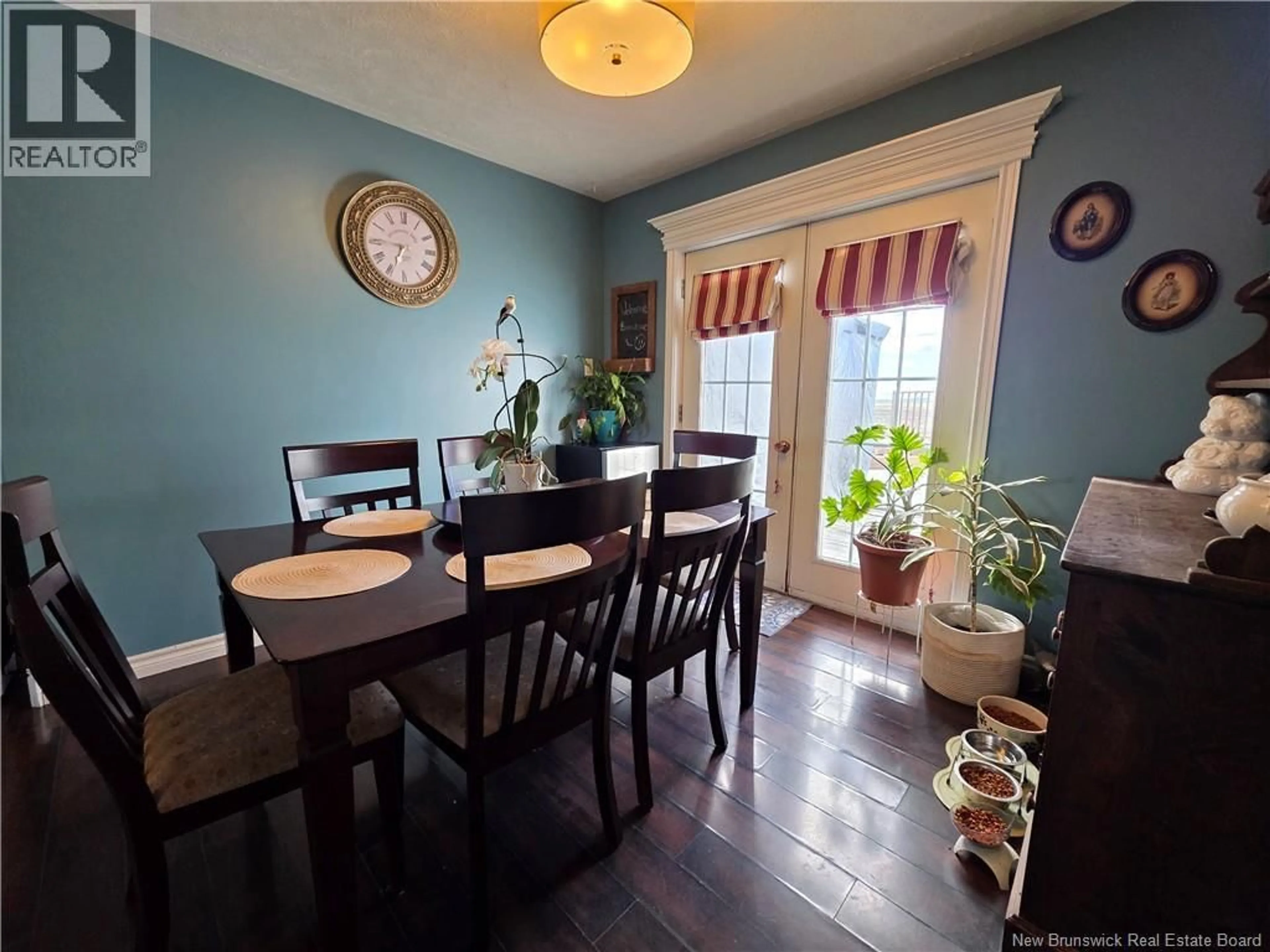 Dining room, wood/laminate floor for 225 1ER RANG ROAD, DSL de Drummond/DSL of Drummond New Brunswick E3Y2S6