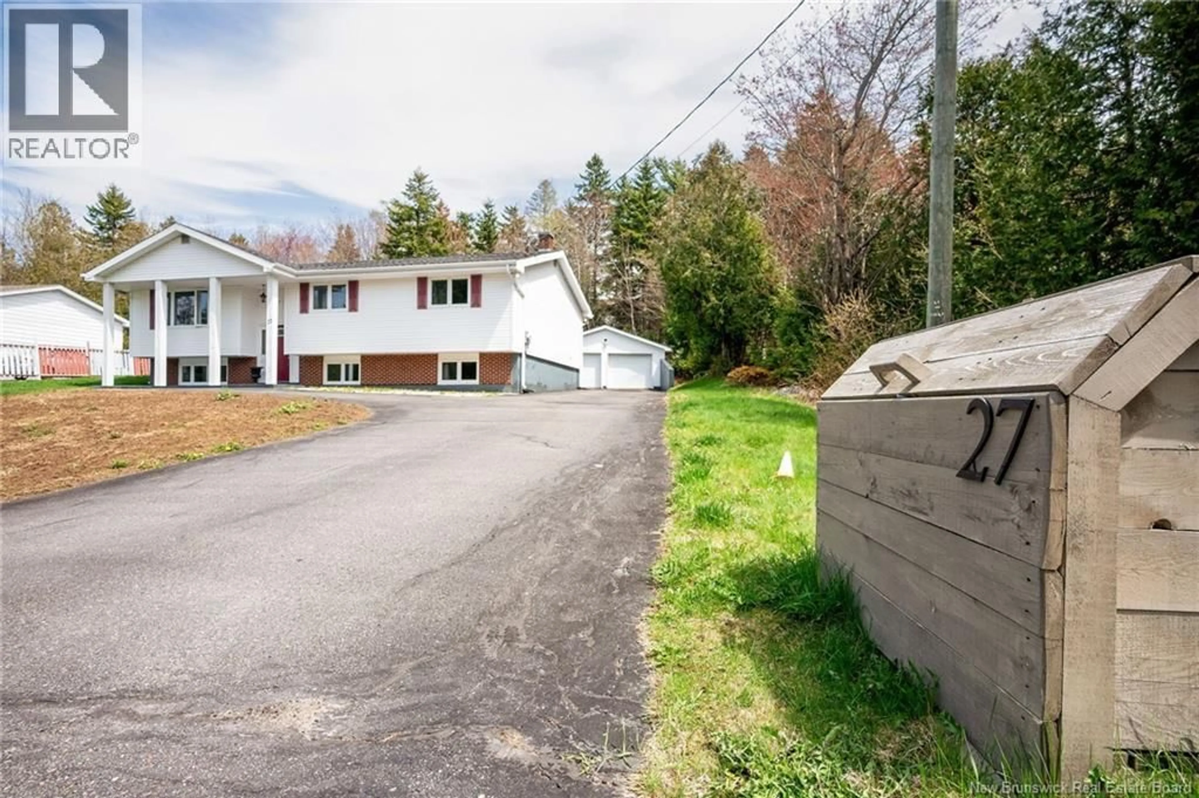 A pic from outside/outdoor area/front of a property/back of a property/a pic from drone, street for 27 CHAPEL ROAD, Rothesay New Brunswick E2E3N8