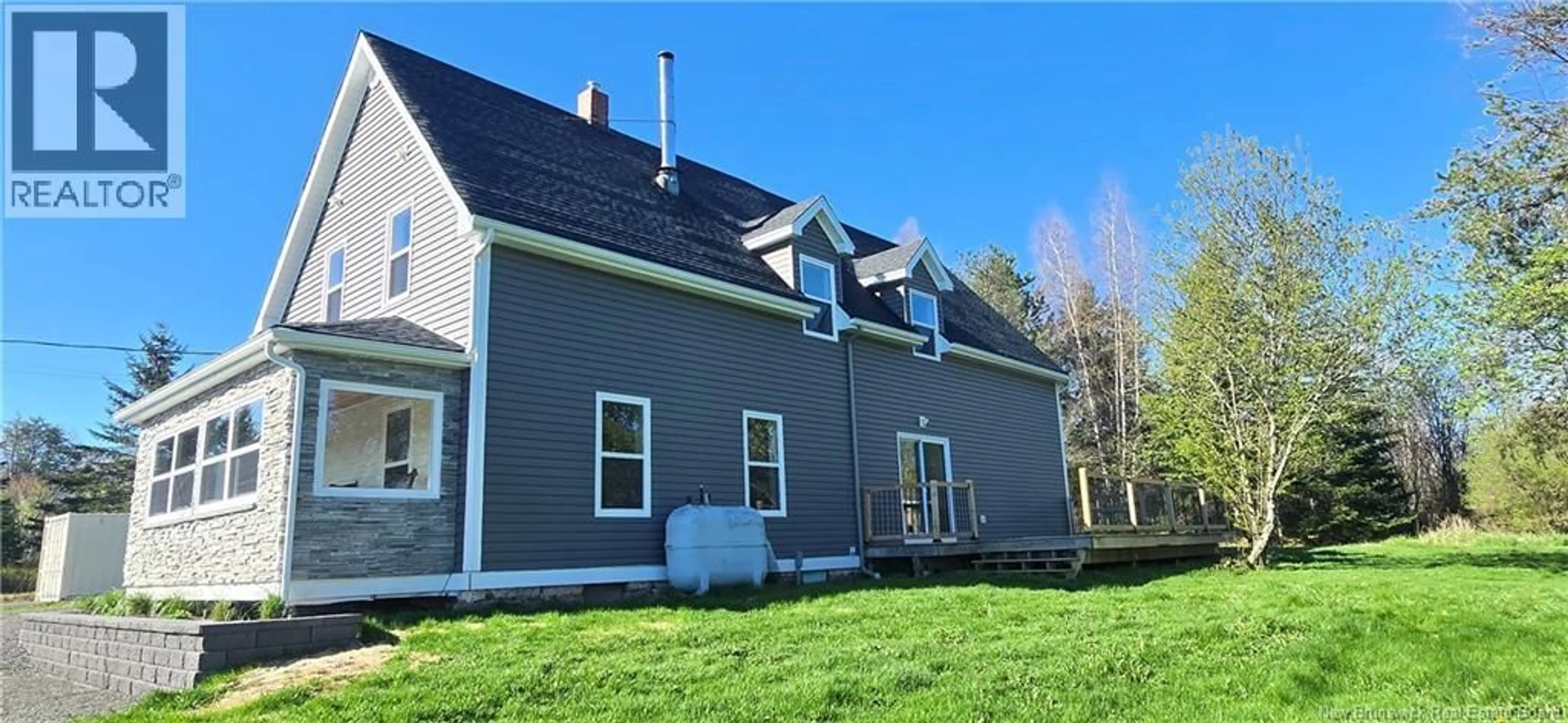 A pic from outside/outdoor area/front of a property/back of a property/a pic from drone, building for 1282 ROUTE 114, Lower Coverdale New Brunswick E1J1A6