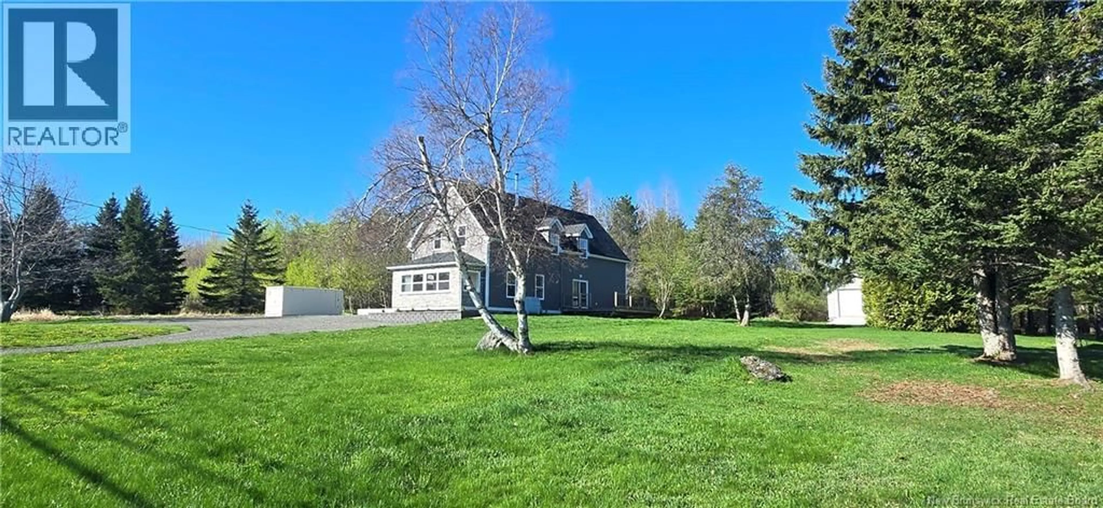 A pic from outside/outdoor area/front of a property/back of a property/a pic from drone, unknown for 1282 ROUTE 114, Lower Coverdale New Brunswick E1J1A6