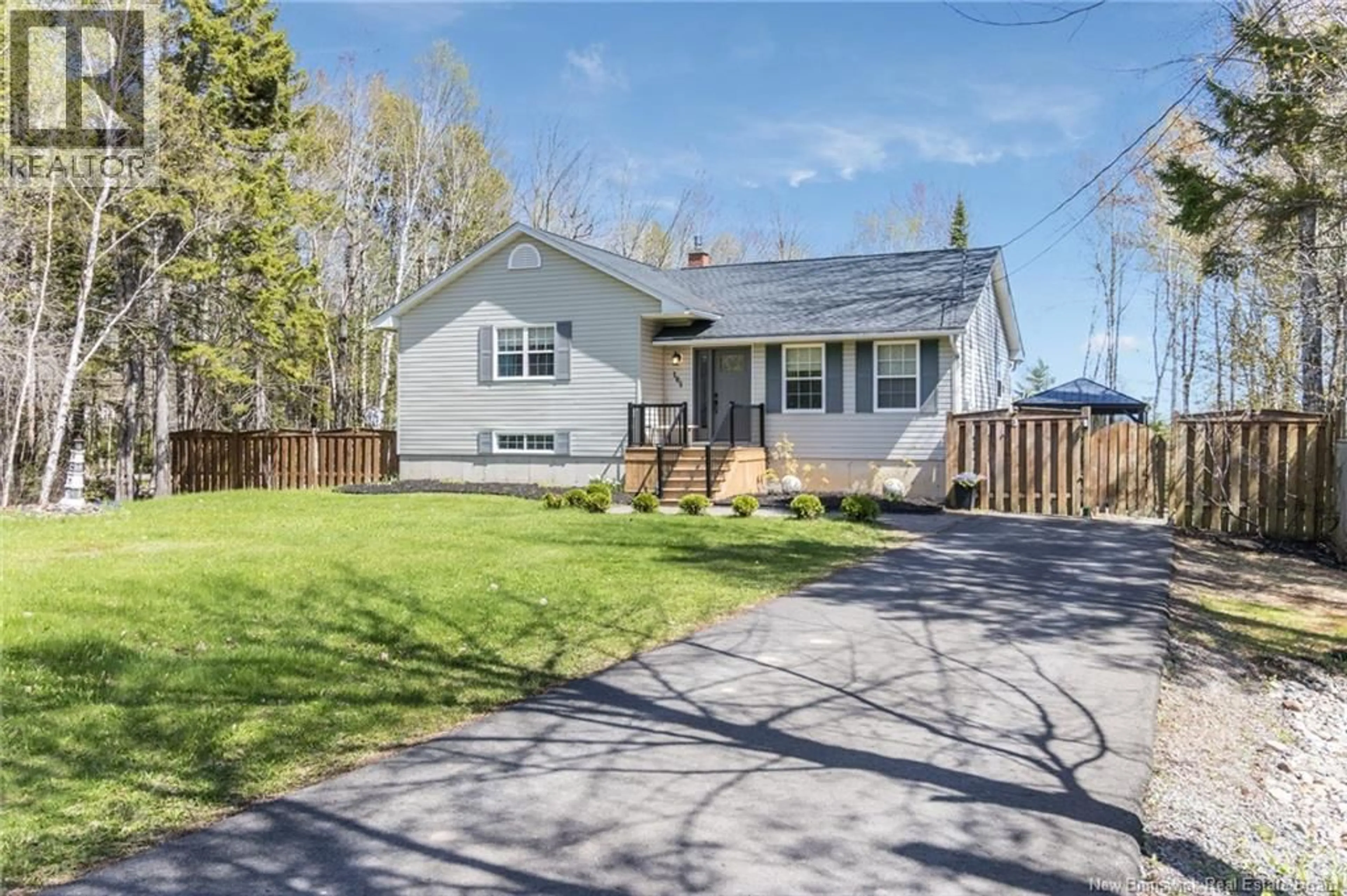 Home with vinyl exterior material, street for 105 BURTON EVERGREEN DRIVE, Burton New Brunswick E2V3M6