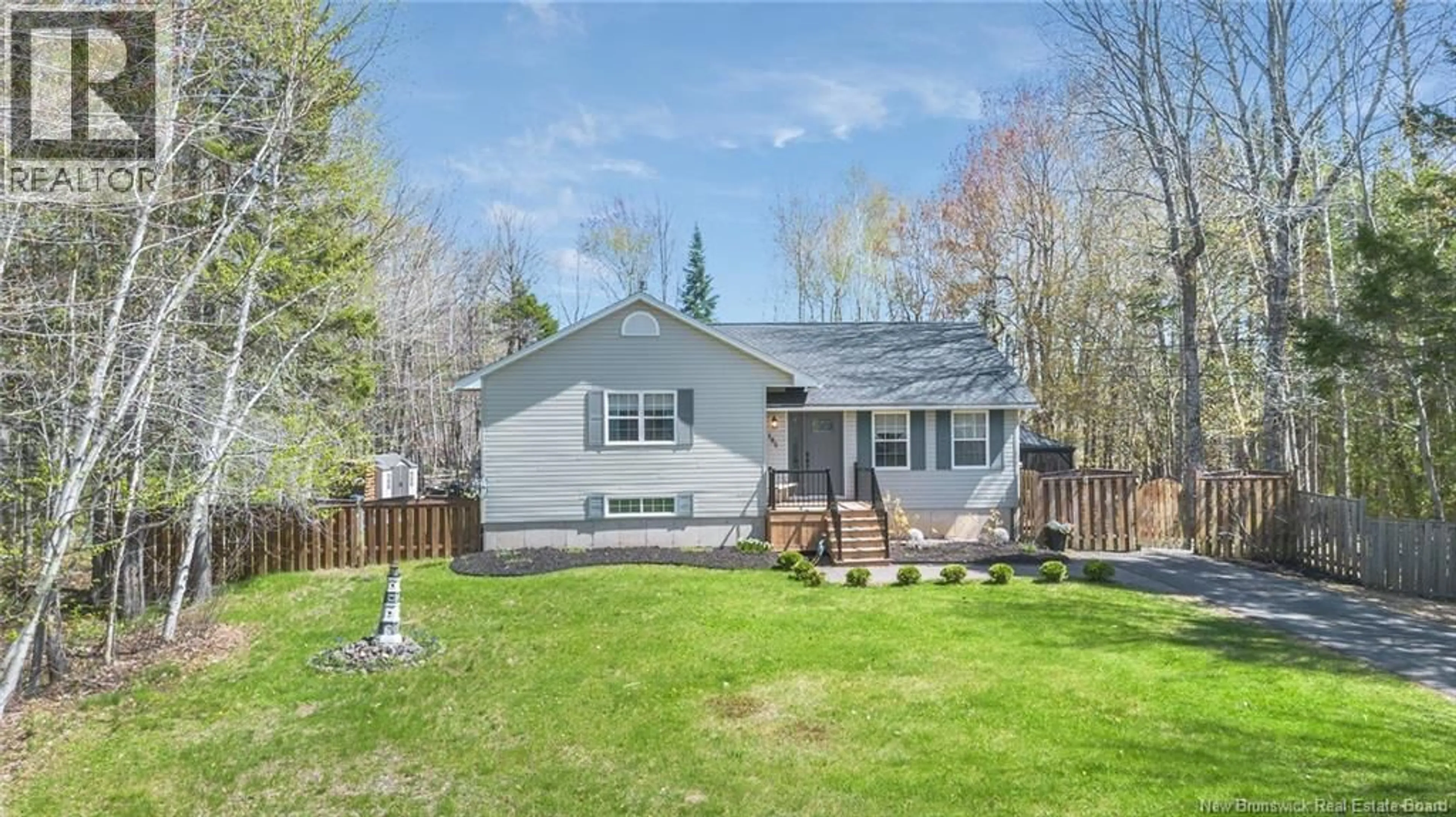 Home with vinyl exterior material, street for 105 BURTON EVERGREEN DRIVE, Burton New Brunswick E2V3M6