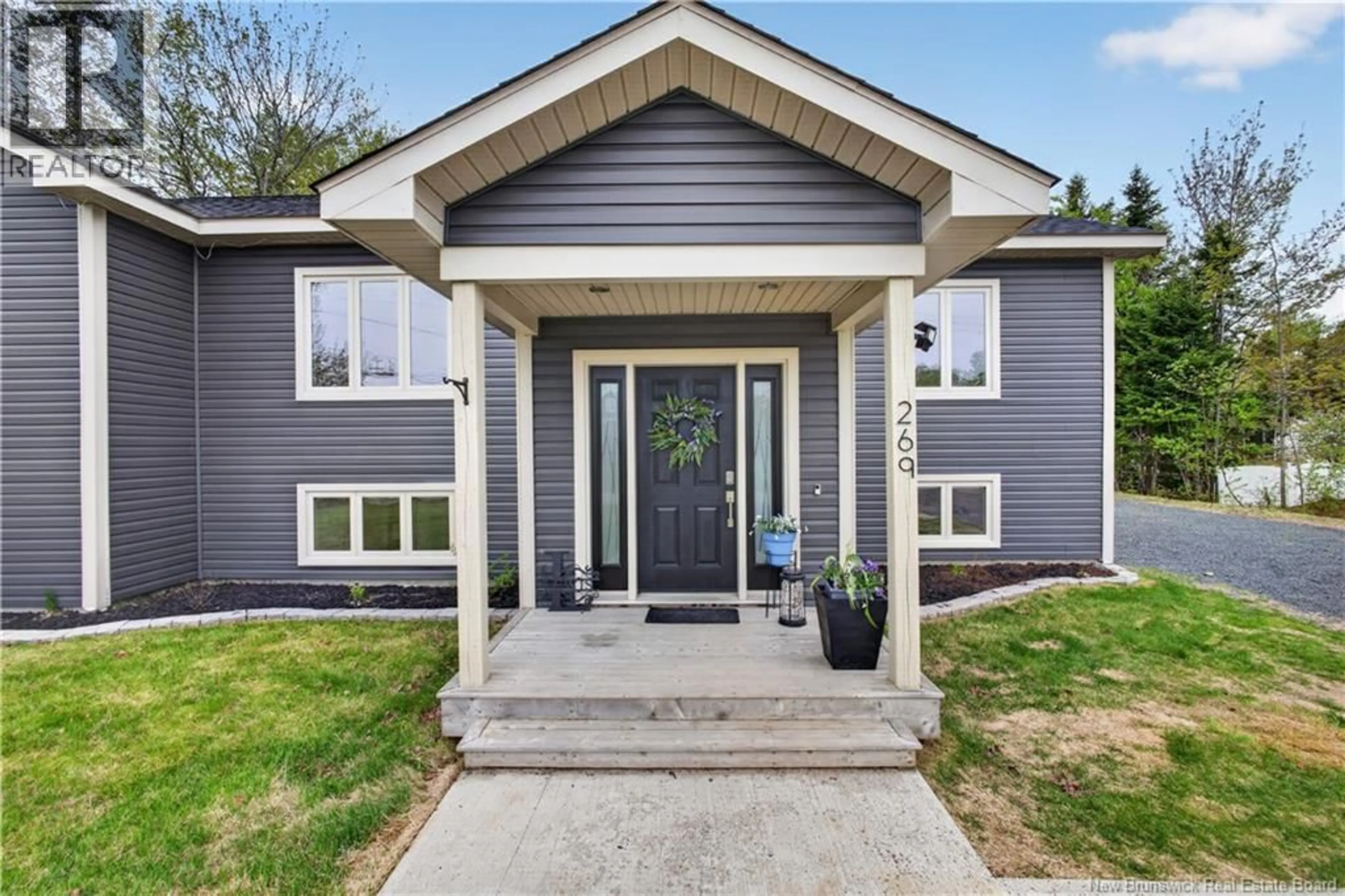Home with vinyl exterior material, street for 269 O' KEEFE ROAD, Miramichi New Brunswick E1V6J3