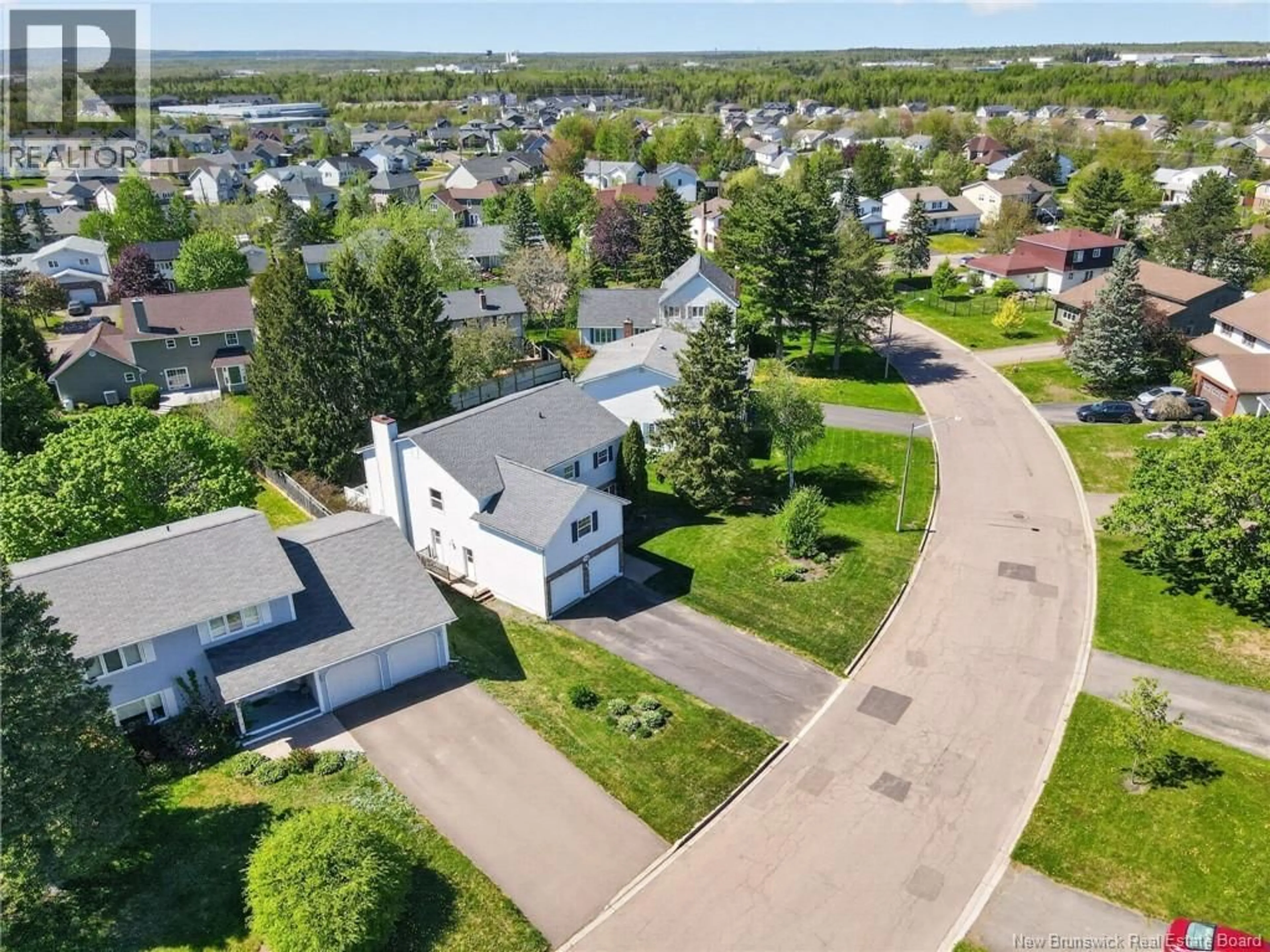 A pic from outside/outdoor area/front of a property/back of a property/a pic from drone, street for 150 TAMARACK TERRACE, Moncton New Brunswick E1A5R2