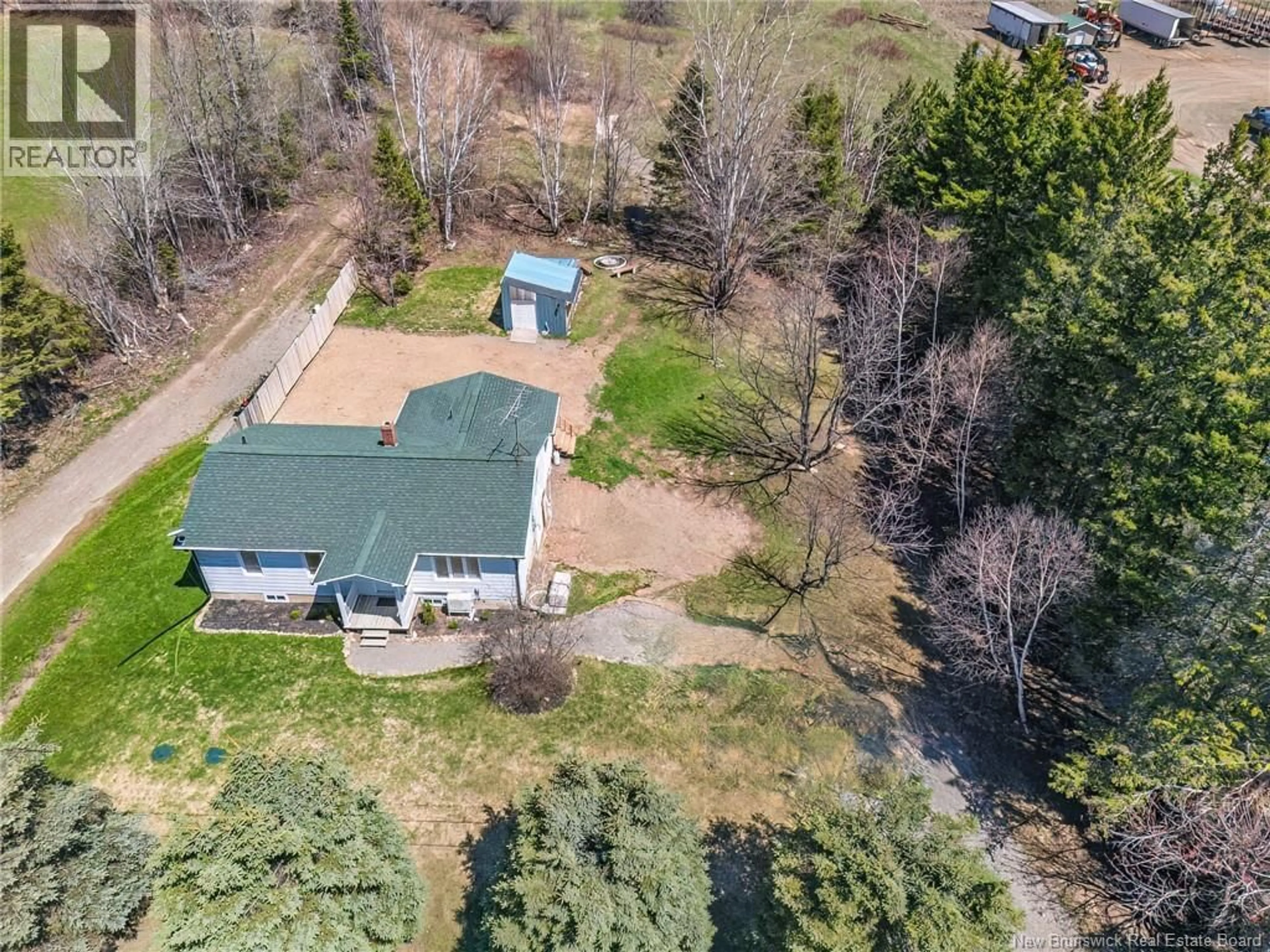 A pic from outside/outdoor area/front of a property/back of a property/a pic from drone, unknown for 4124 ROUTE 108, Crombie Settlement New Brunswick E7G2R9
