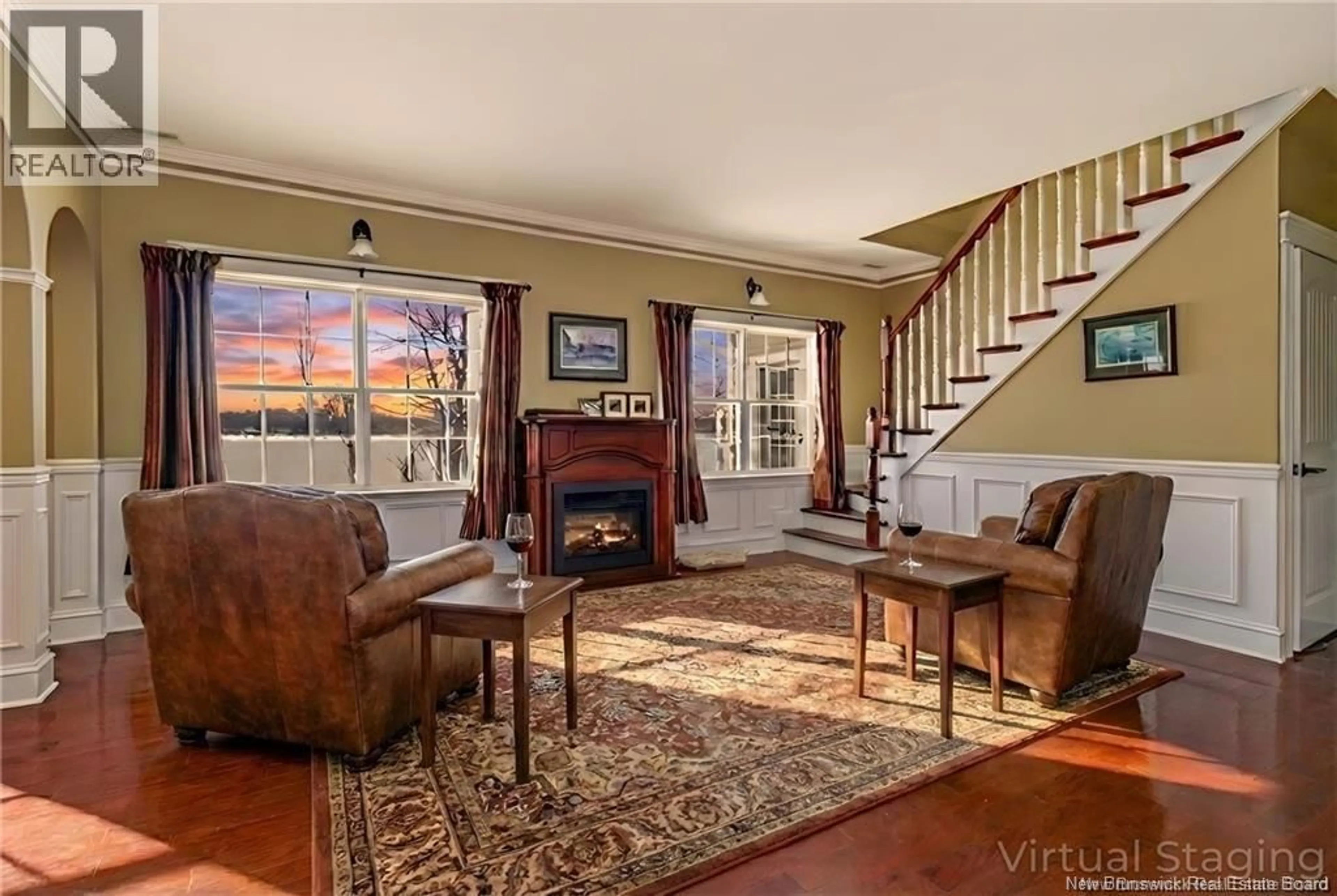 Living room with furniture, unknown for 354 ROUTE 105, Maugerville New Brunswick E3A8N6