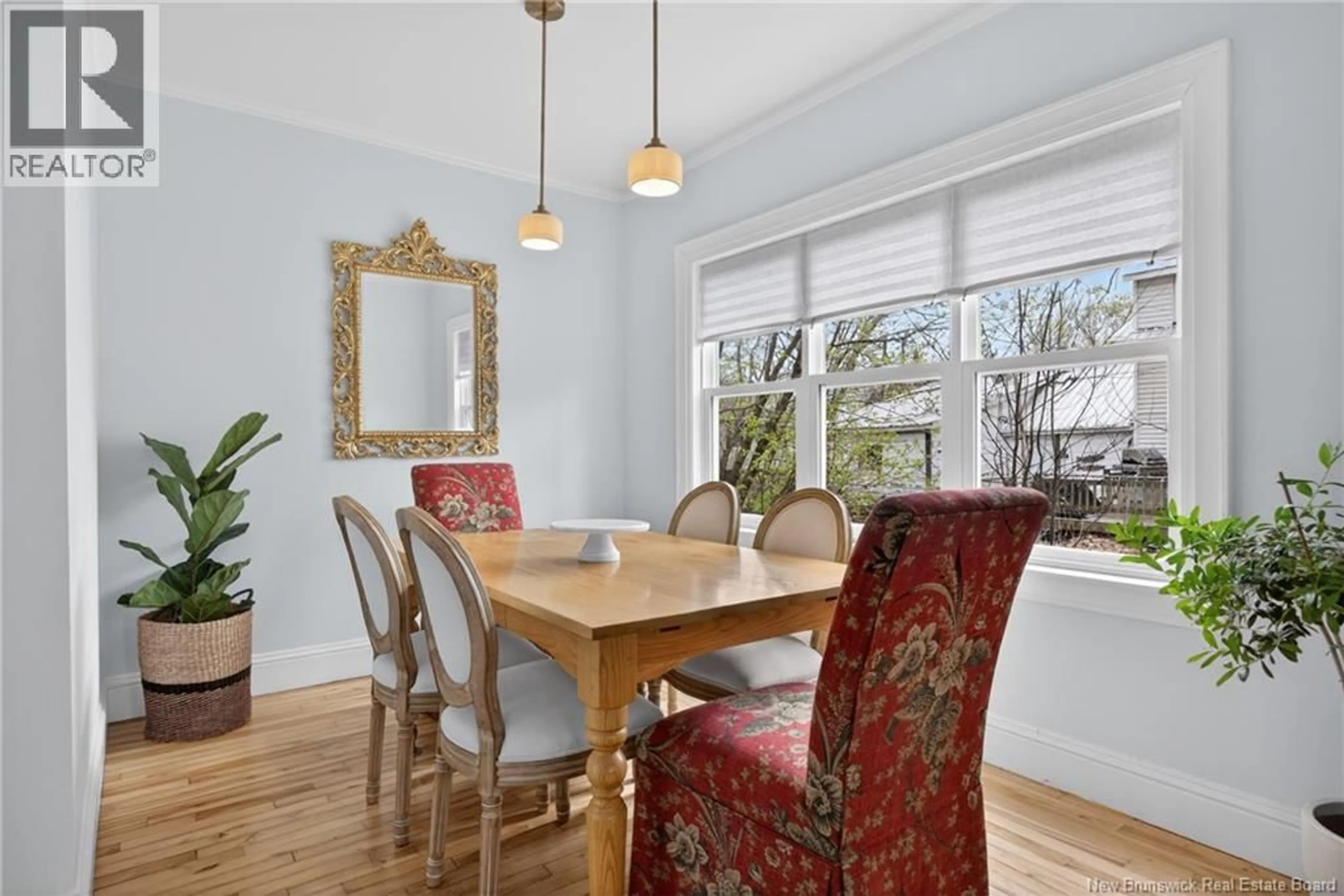 Dining room, wood/laminate floor for 61 CHARLES AVENUE, Fredericton New Brunswick E3A3S3