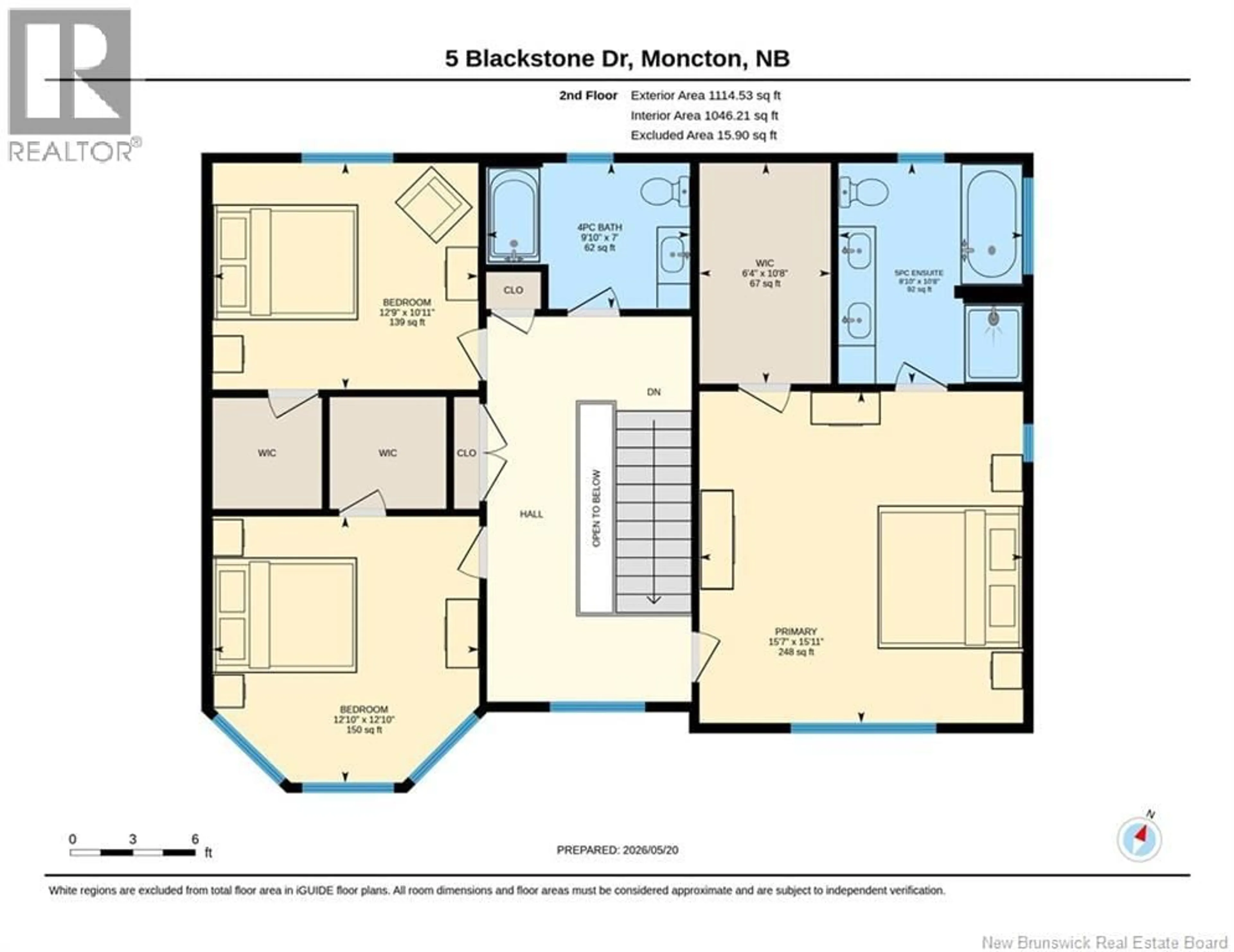 Floor plan for 5 BLACKSTONE DRIVE, Moncton New Brunswick E1G0P1