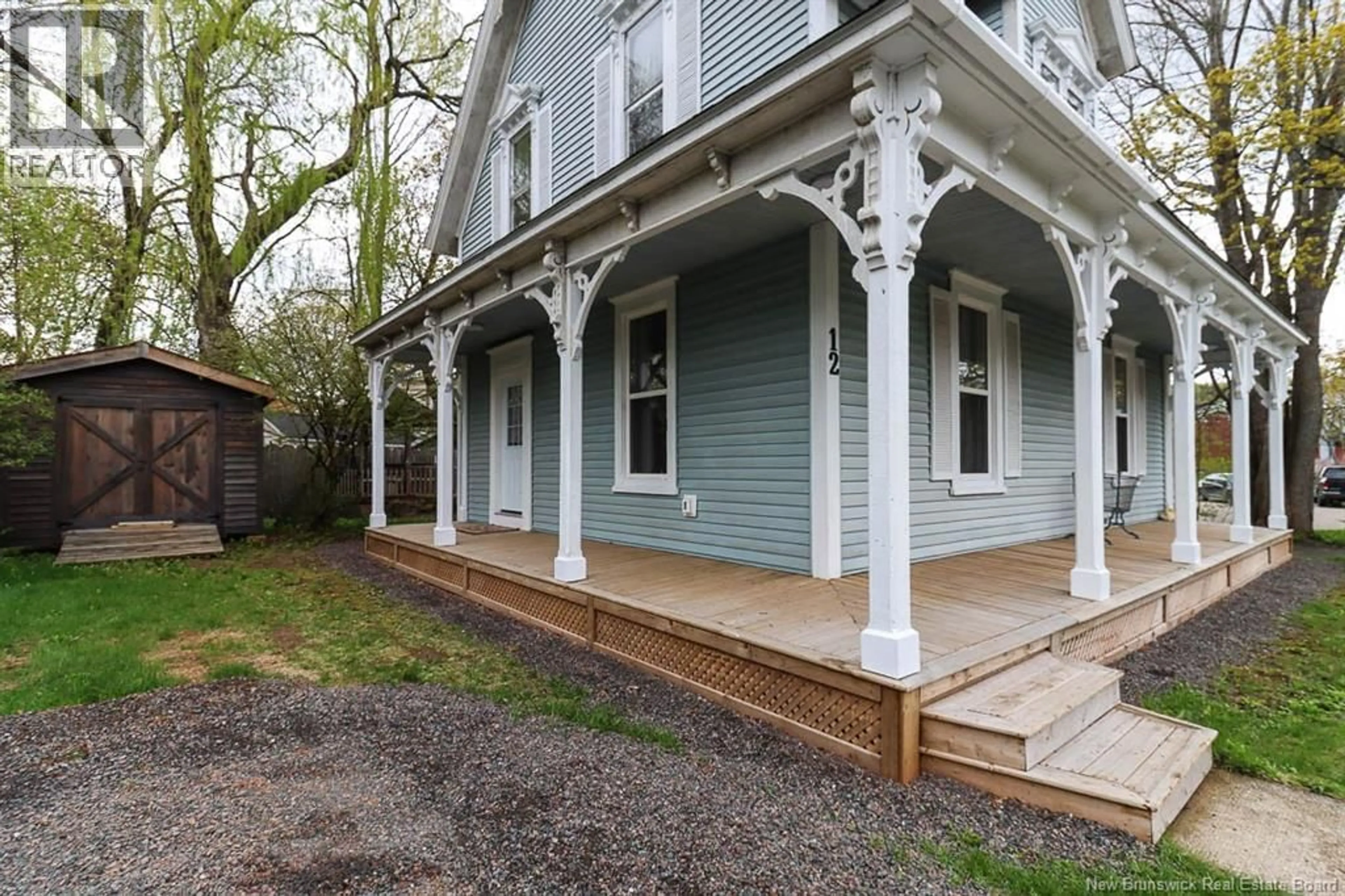 Home with vinyl exterior material, street for 12 PITT STREET, Sussex New Brunswick E4E1J1