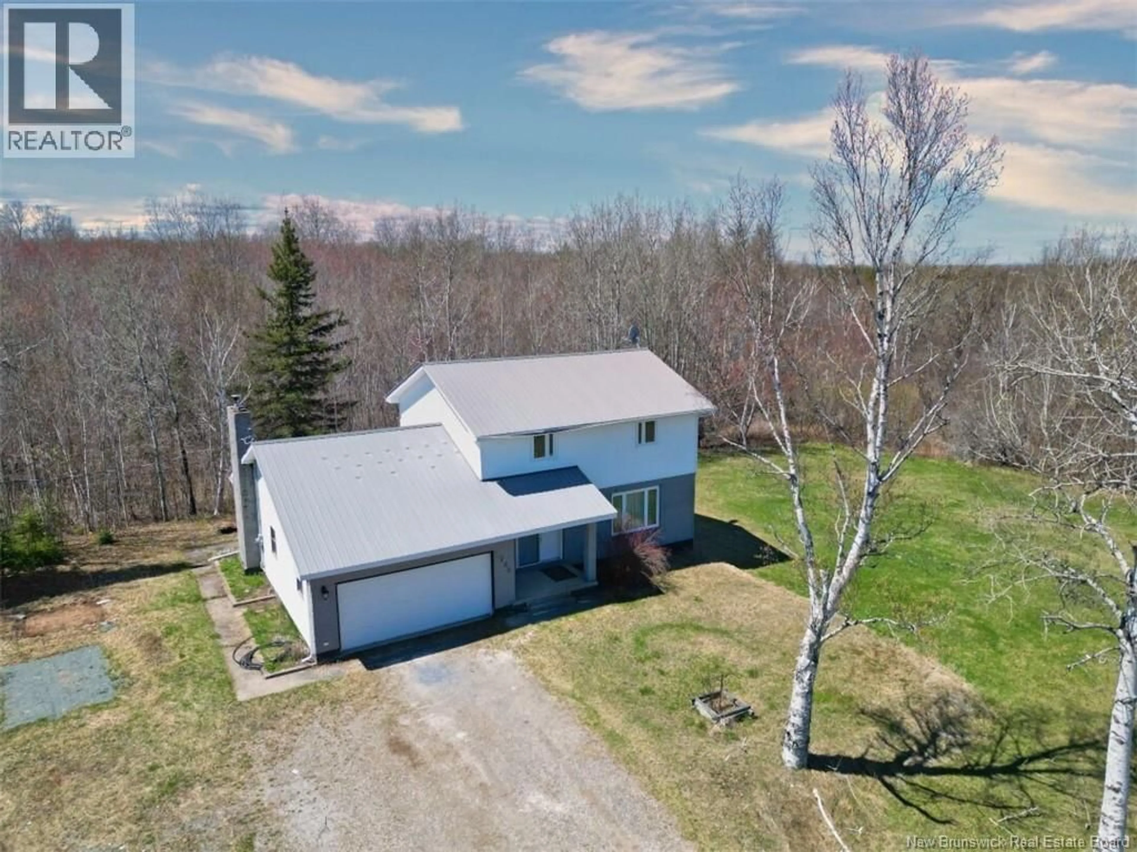 A pic from outside/outdoor area/front of a property/back of a property/a pic from drone, building for 1708 ROUTE 340, Canobie New Brunswick E2A5H4