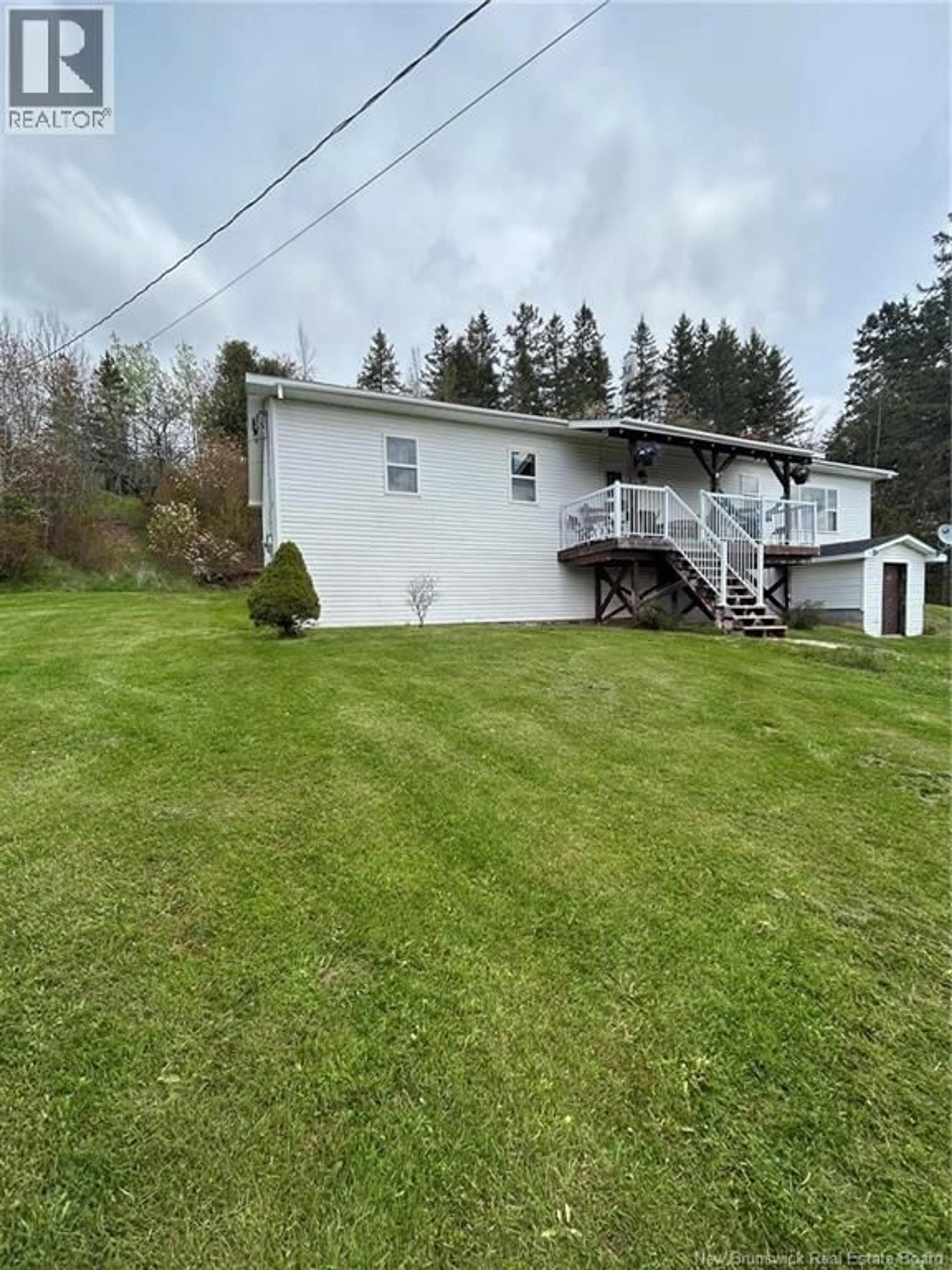 A pic from outside/outdoor area/front of a property/back of a property/a pic from drone, water/lake/river/ocean view for 709 BACK ROAD, Penobsquis New Brunswick E4G1Z8