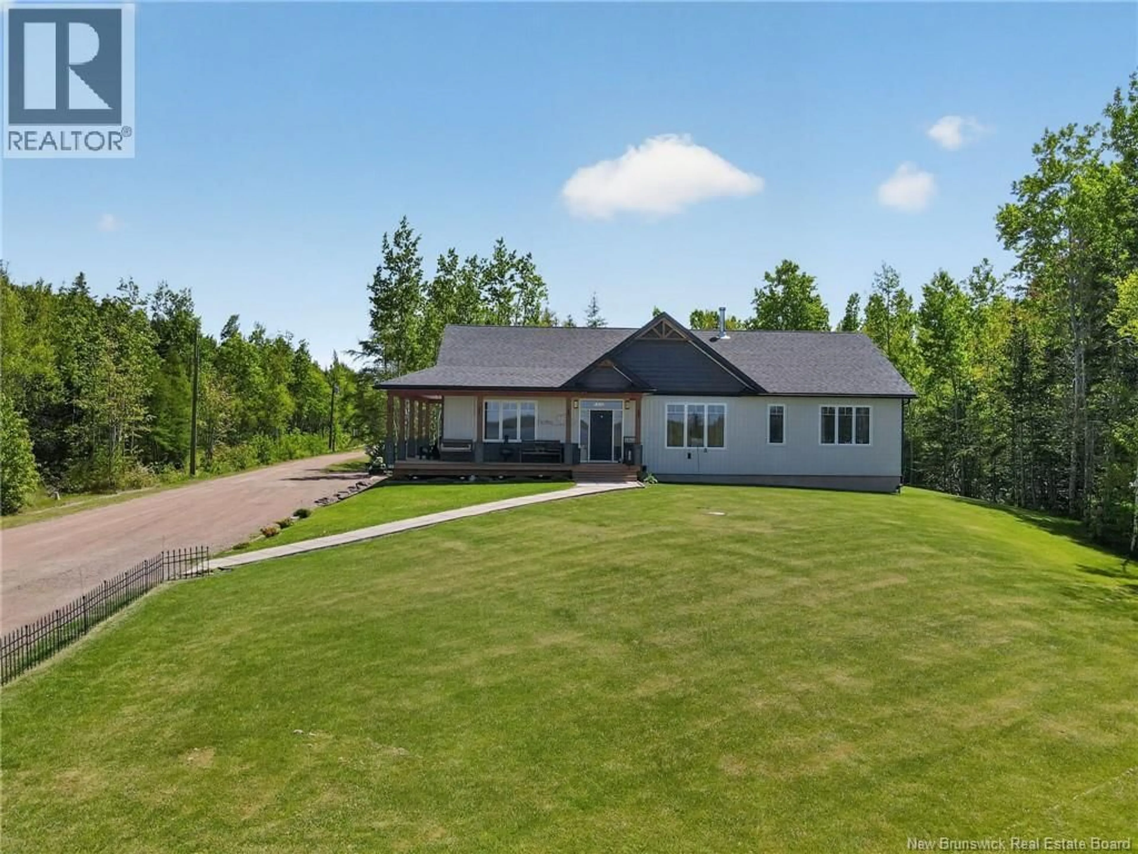 A pic from outside/outdoor area/front of a property/back of a property/a pic from drone, mountain view for 133 DUGUAY POINT ROAD, Johnston Point New Brunswick E4M3W6