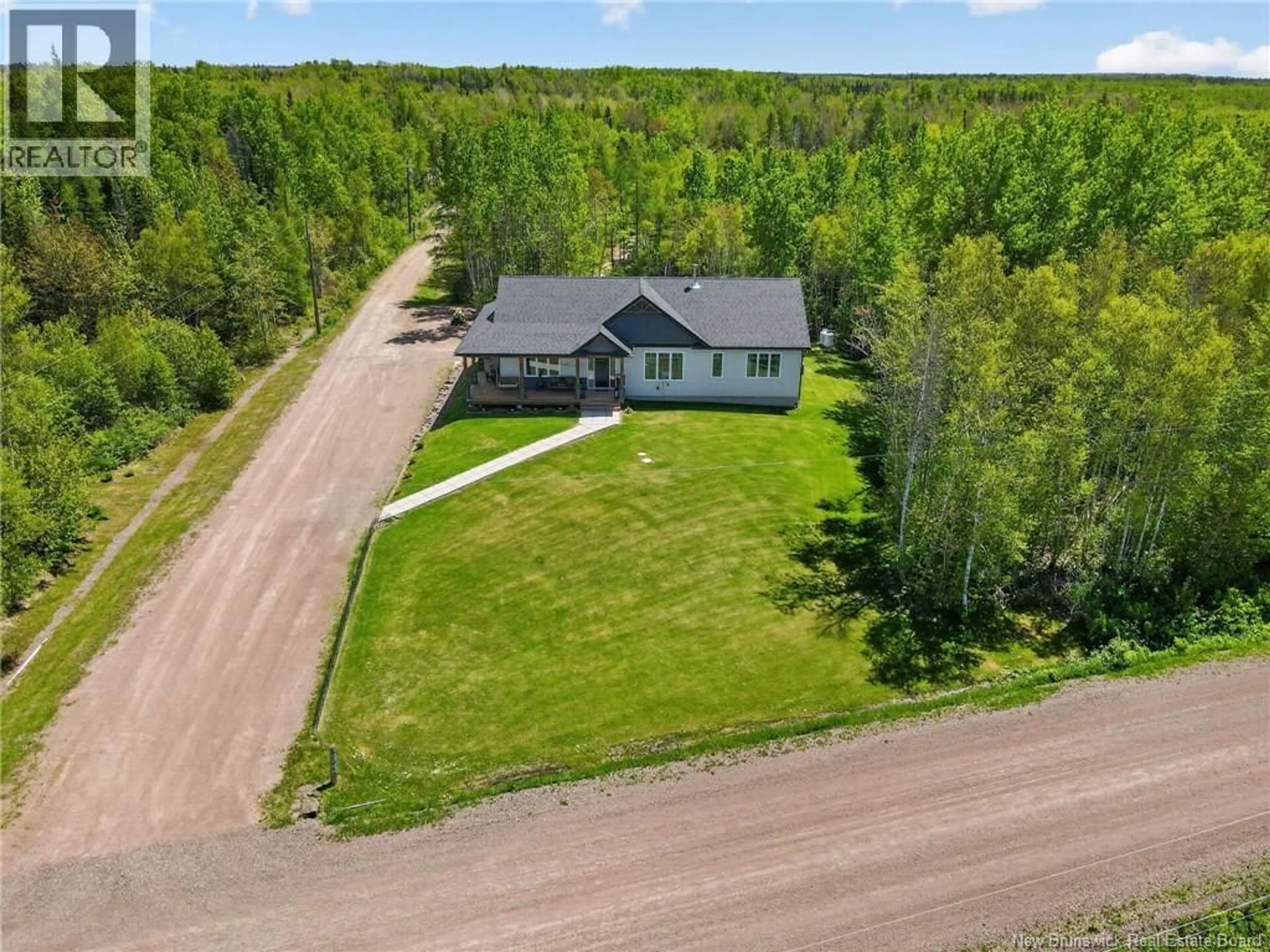 A pic from outside/outdoor area/front of a property/back of a property/a pic from drone, unknown for 133 DUGUAY POINT ROAD, Johnston Point New Brunswick E4M3W6