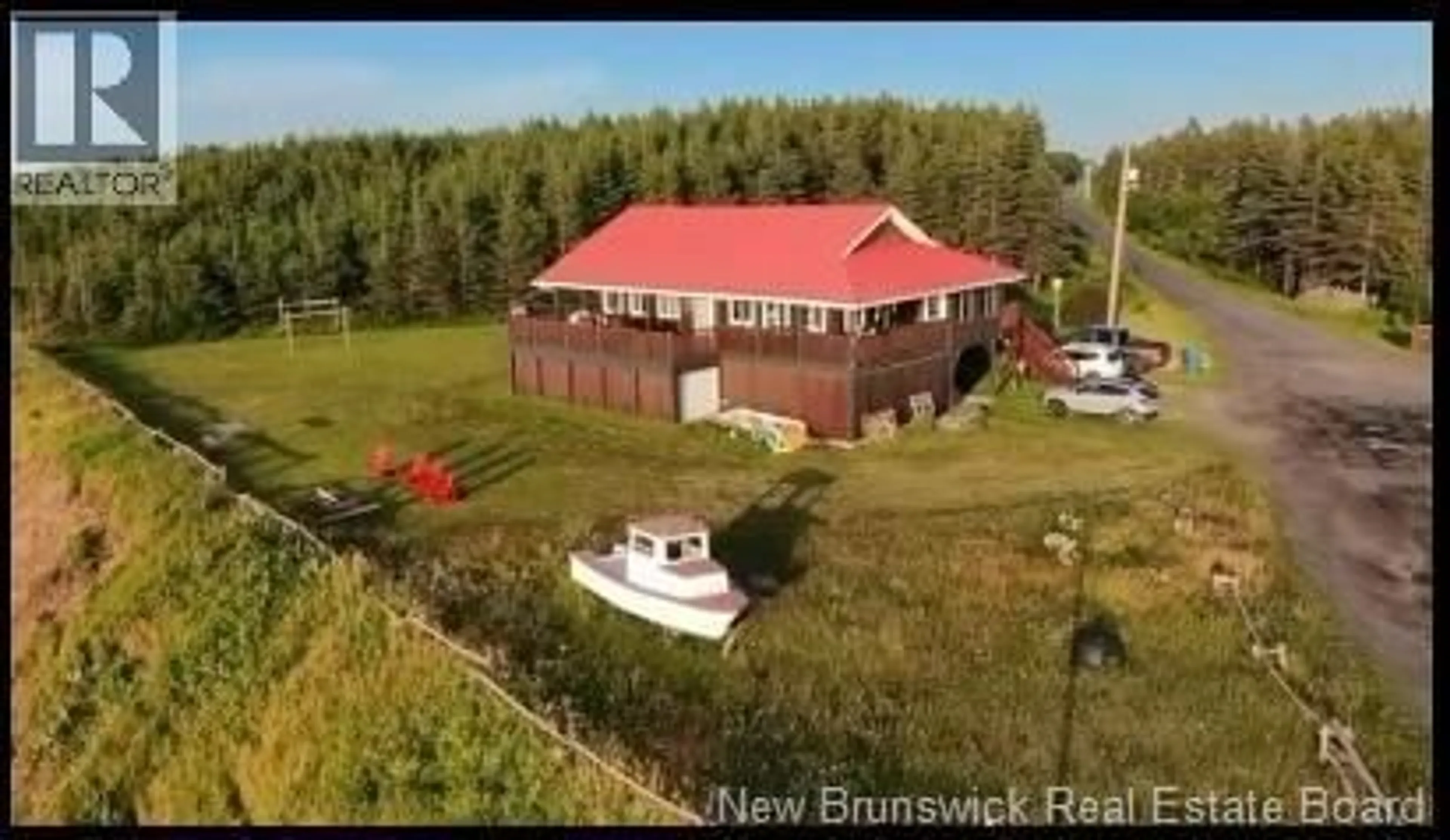 A pic from outside/outdoor area/front of a property/back of a property/a pic from drone, unknown for 27 JANEVILLE BEACH ROAD, Janeville New Brunswick E2A5K3
