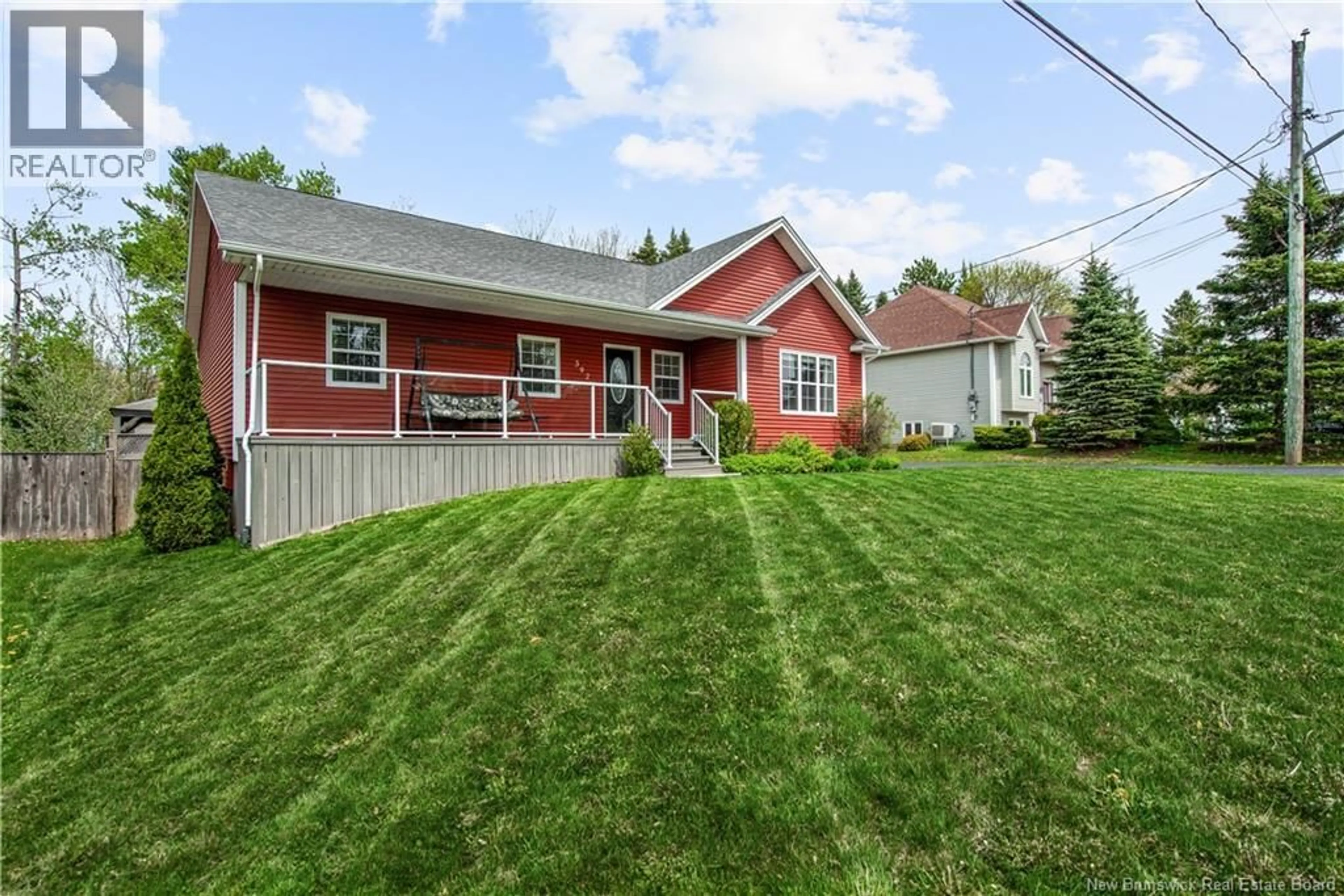 Home with vinyl exterior material, street for 392 MANDEVILLE, Dieppe New Brunswick E1A6V6