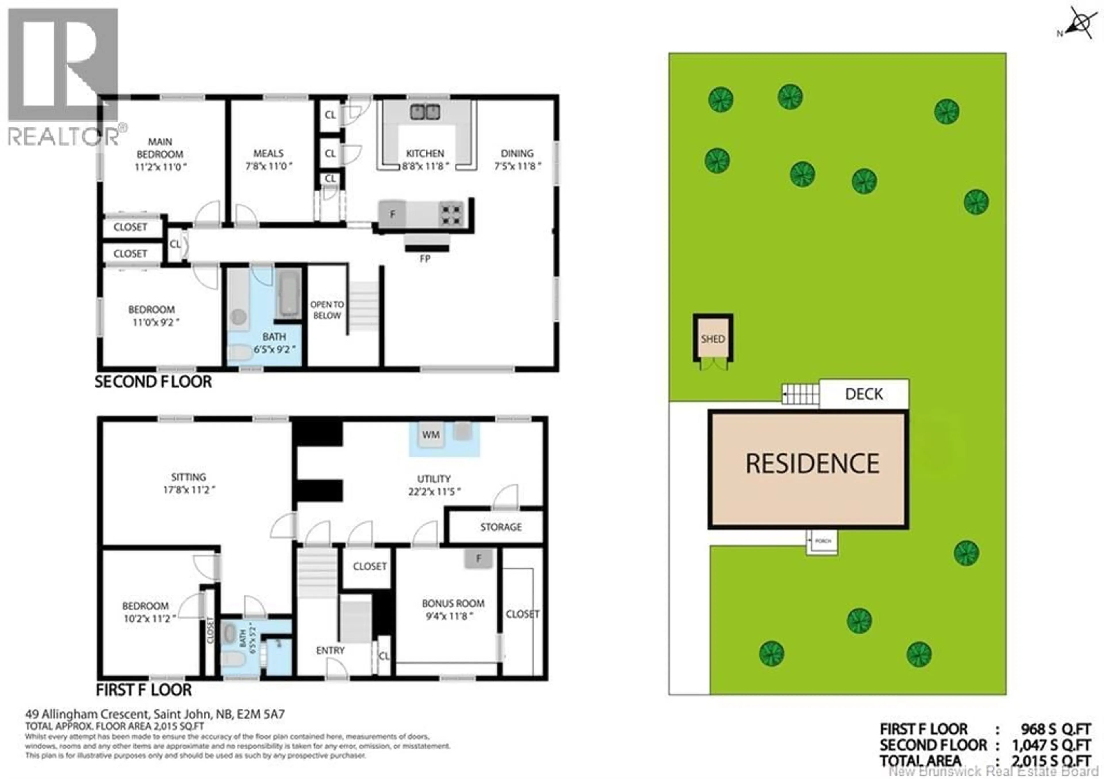 Floor plan for 49 ALLINGHAM CRESCENT, Saint John New Brunswick E2M5A7