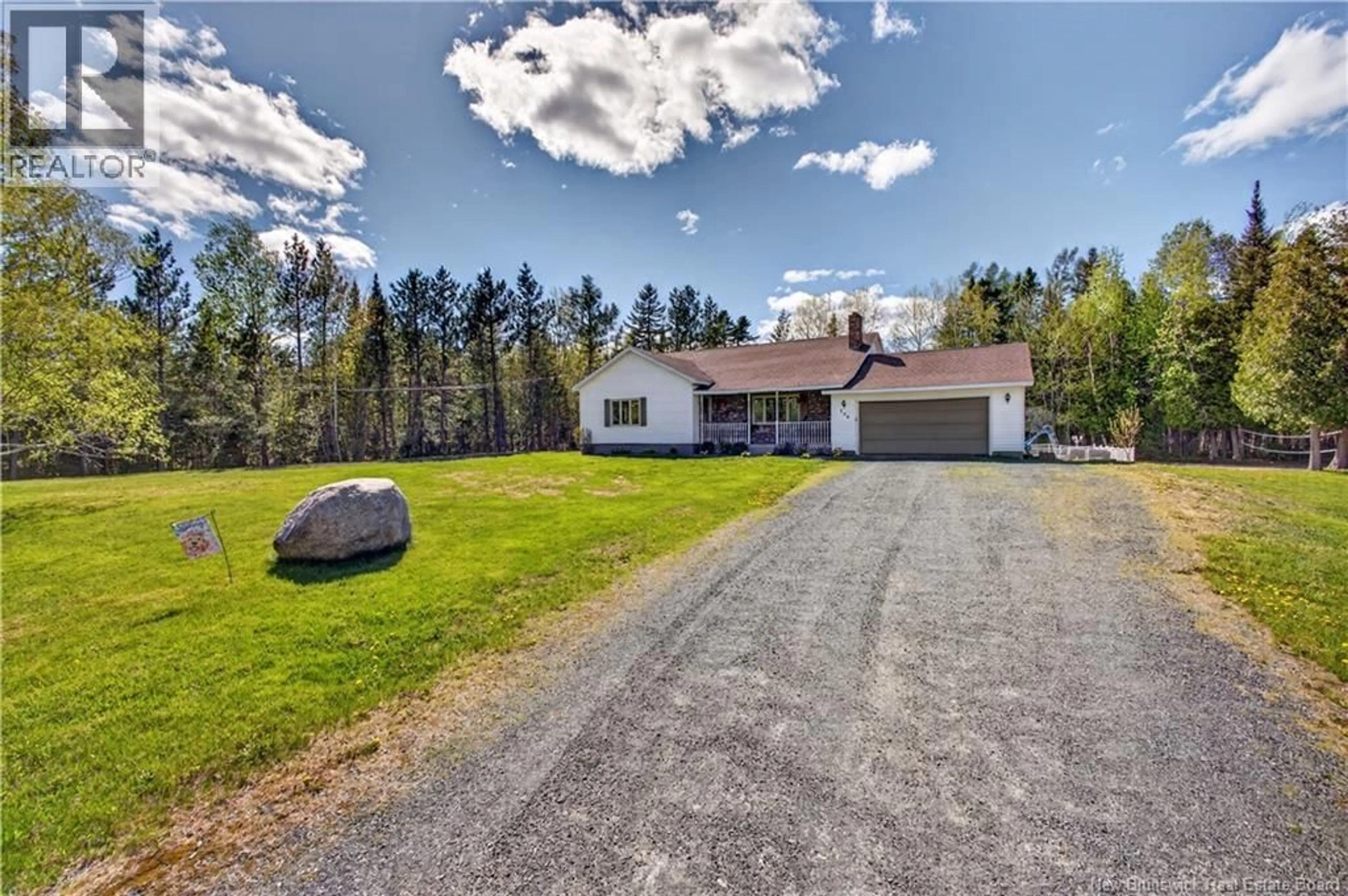 A pic from outside/outdoor area/front of a property/back of a property/a pic from drone, unknown for 736 BACK ROAD, Lyttleton New Brunswick E9E1X5