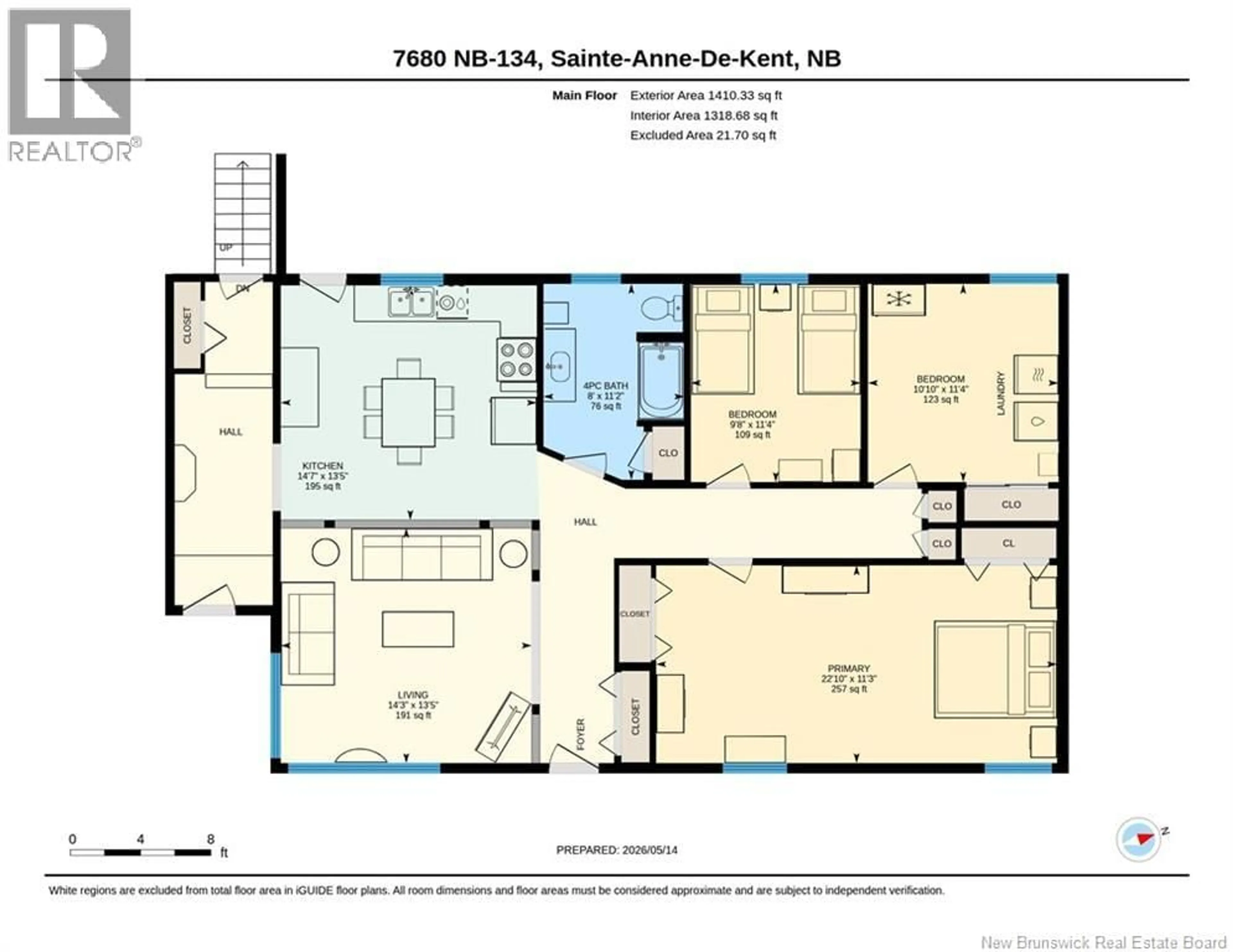Floor plan for 7680 ROUTE 134, Sainte-Anne-De-Kent New Brunswick E4S1H4