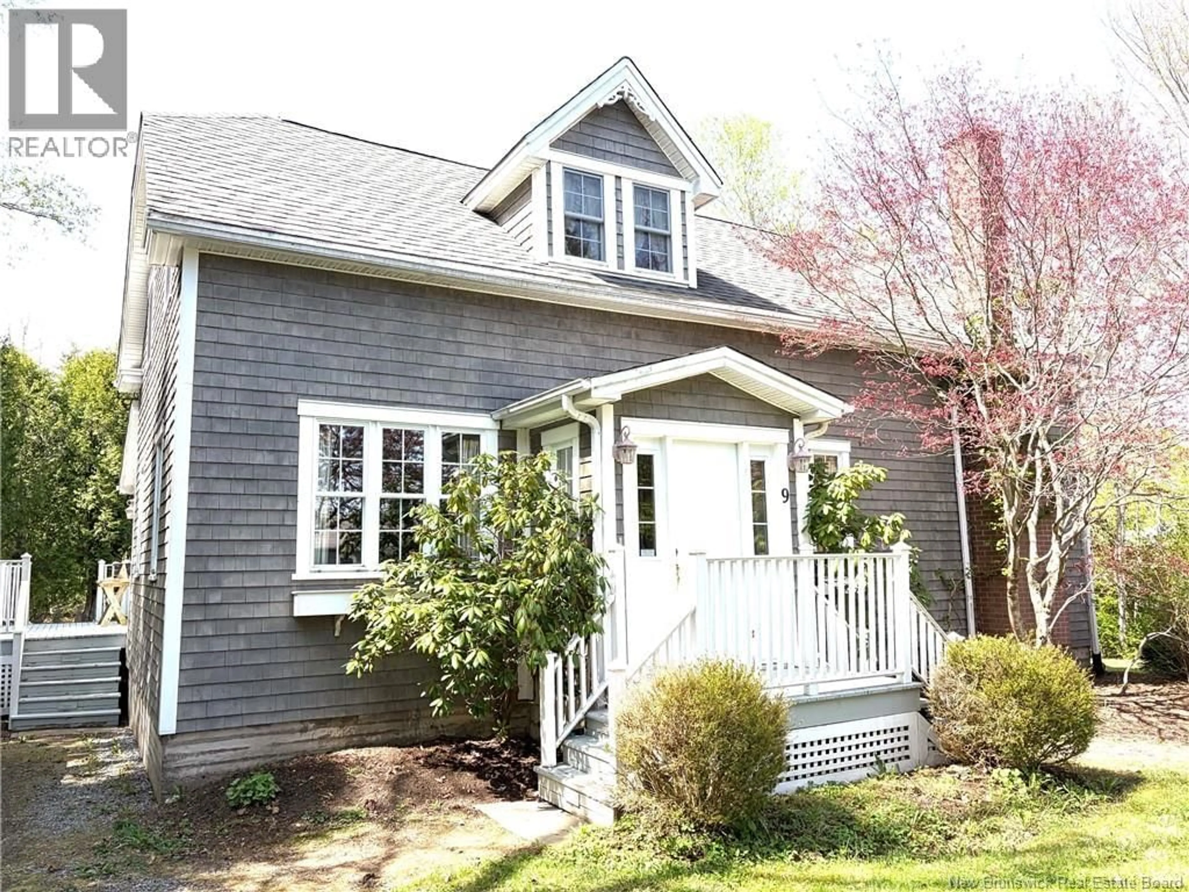 Home with vinyl exterior material, street for 9 GROVE AVENUE, Rothesay New Brunswick E2E5K5