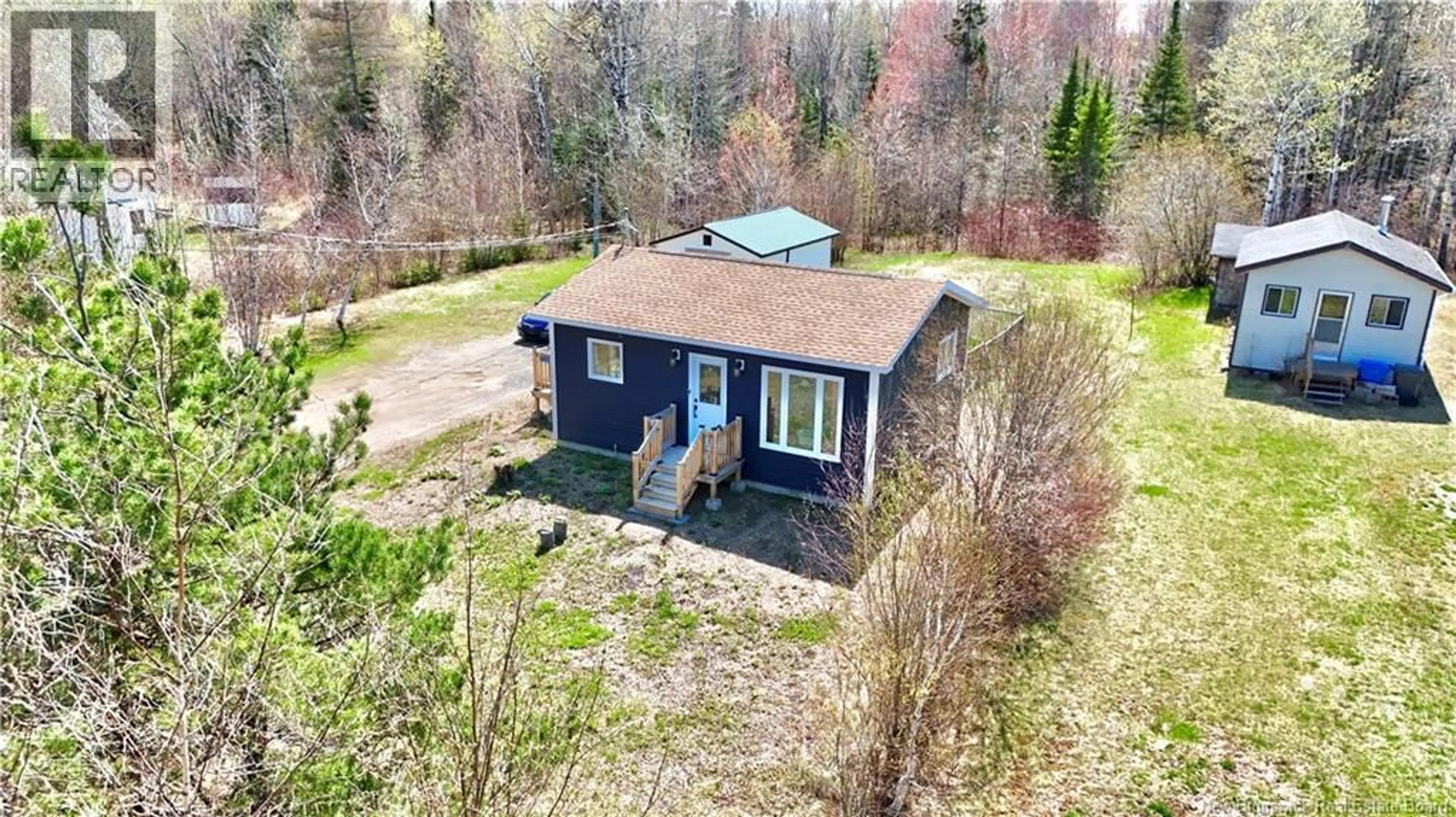 A pic from outside/outdoor area/front of a property/back of a property/a pic from drone, unknown for 3328 ROUTE 134, Miramichi Road New Brunswick E2A1T8